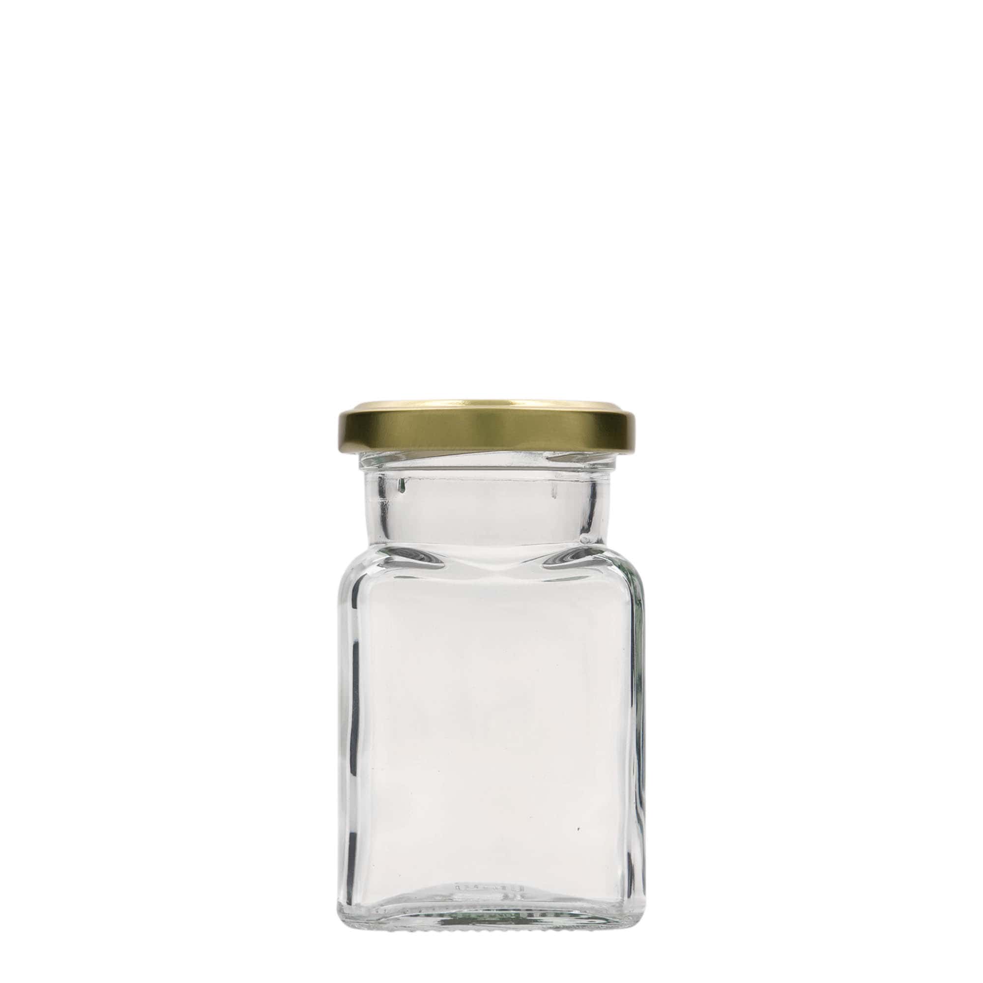 150 ml borcan pătrat, gura: Twist-Off (TO 53)