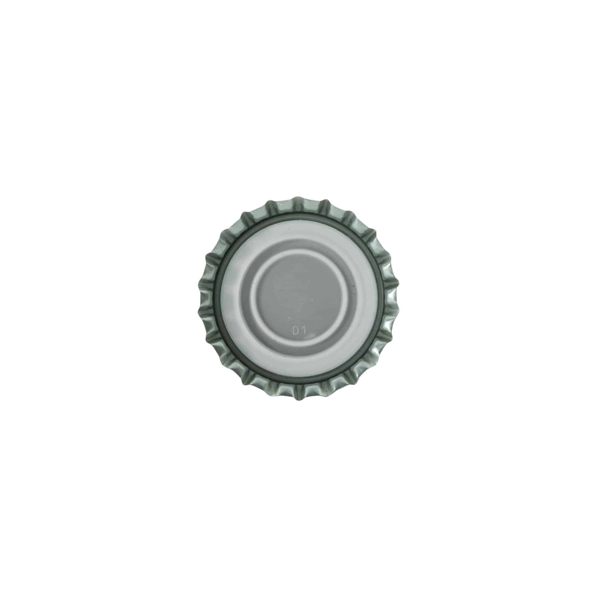 Capace de sticlă 29 mm, metal, negru