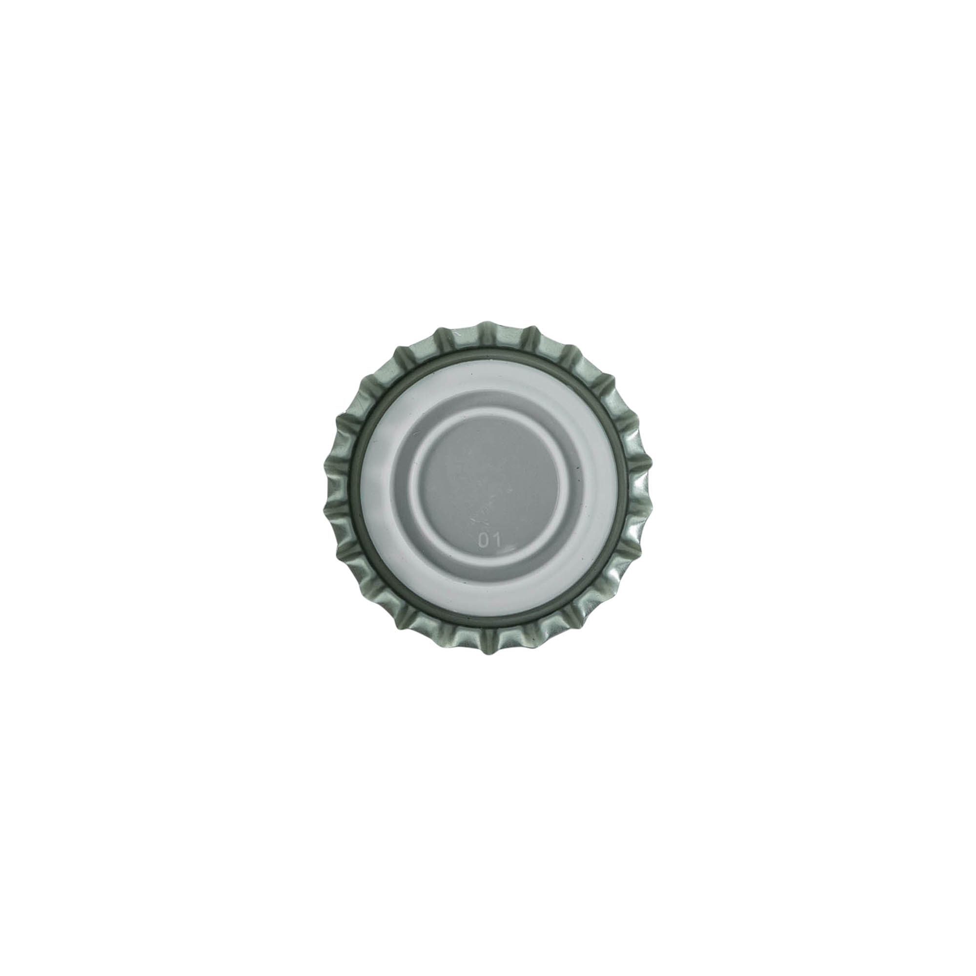 Capace de sticlă 29 mm, metal, negru