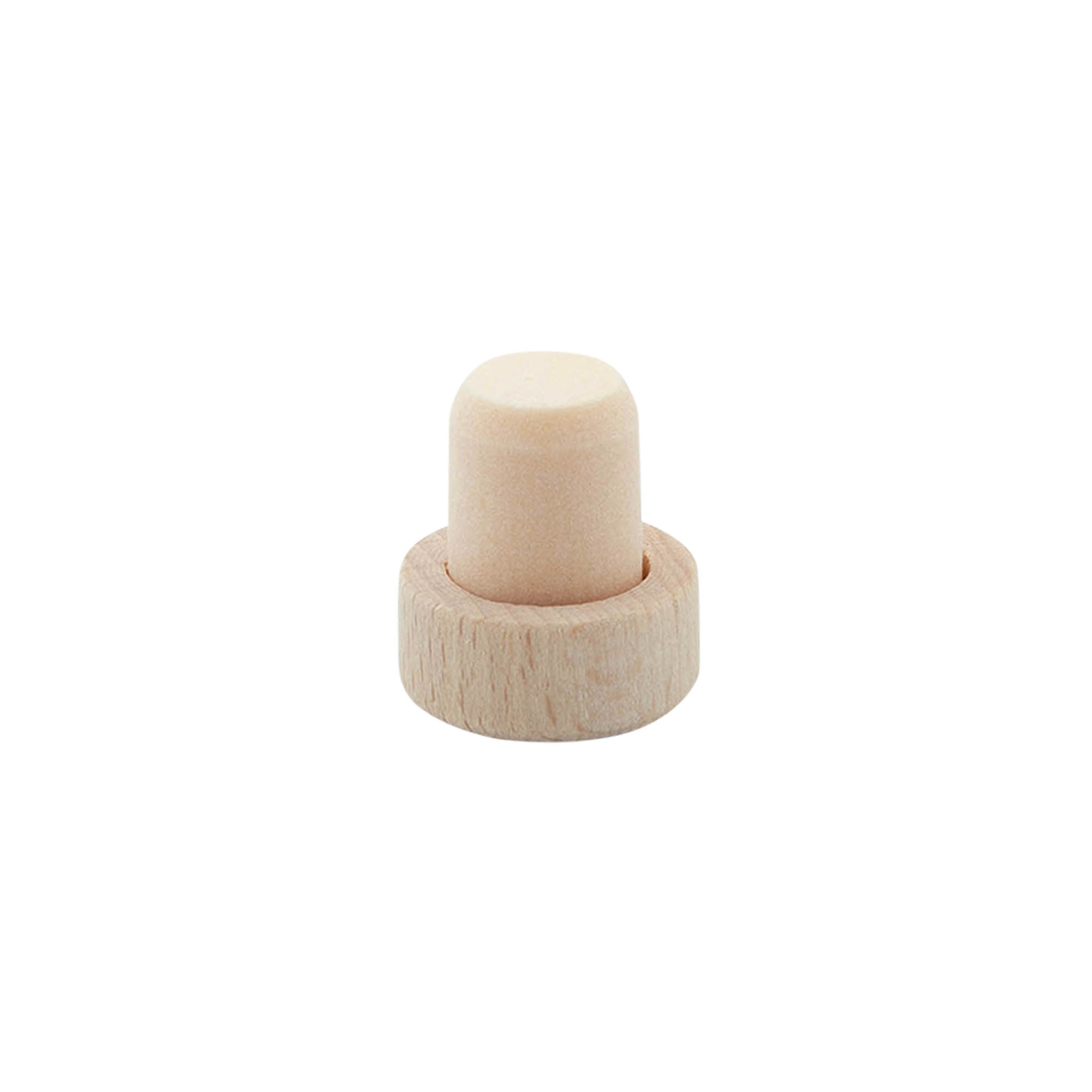 Dop cu mâner 14 mm, lemn/plastic, pentru gura: dop de plută