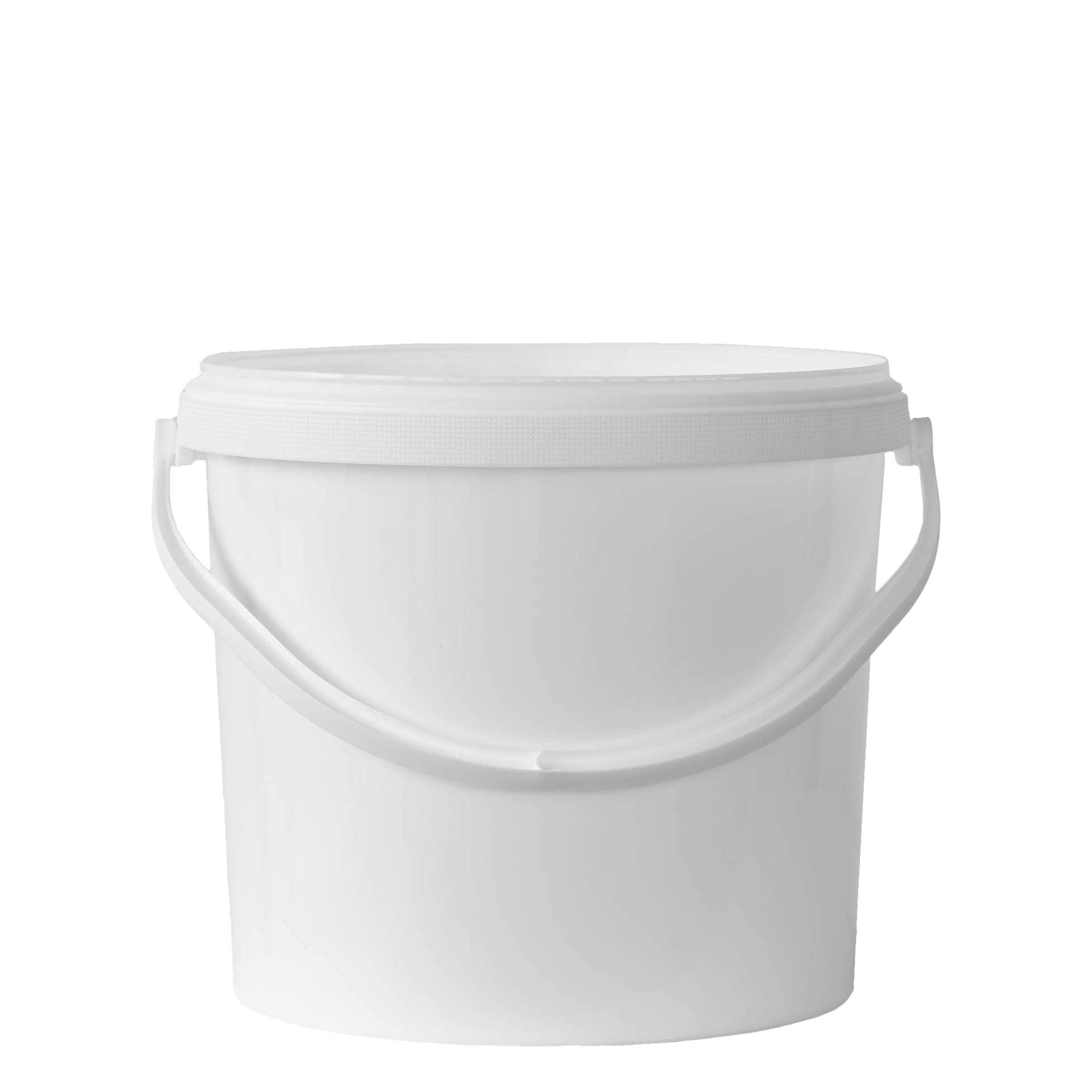 12,5 l găleată, plastic PP, albă