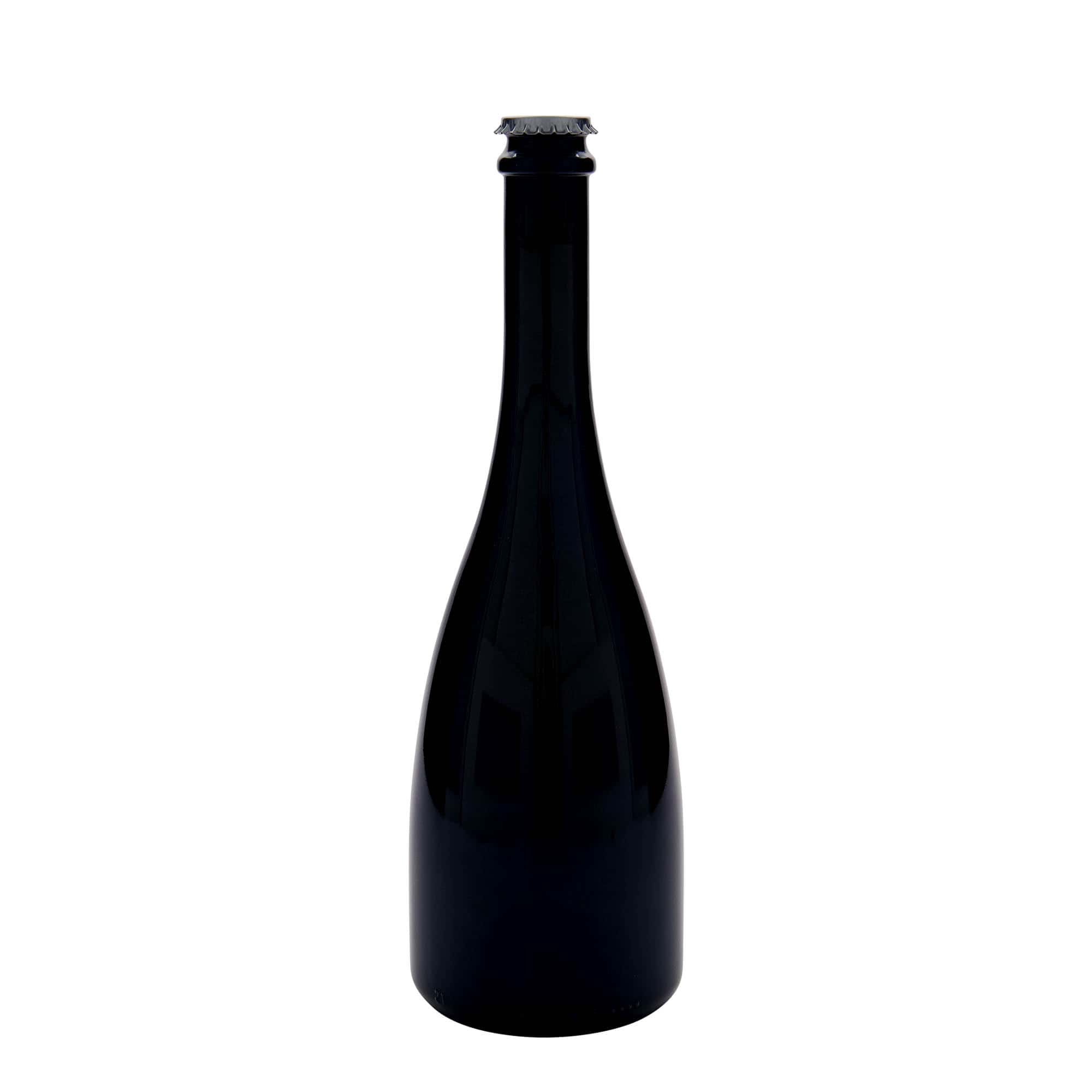 Sticlă de bere/șampanie 750 ml „Tosca”, sticlă, verde antic, gât: capac tip crown cork