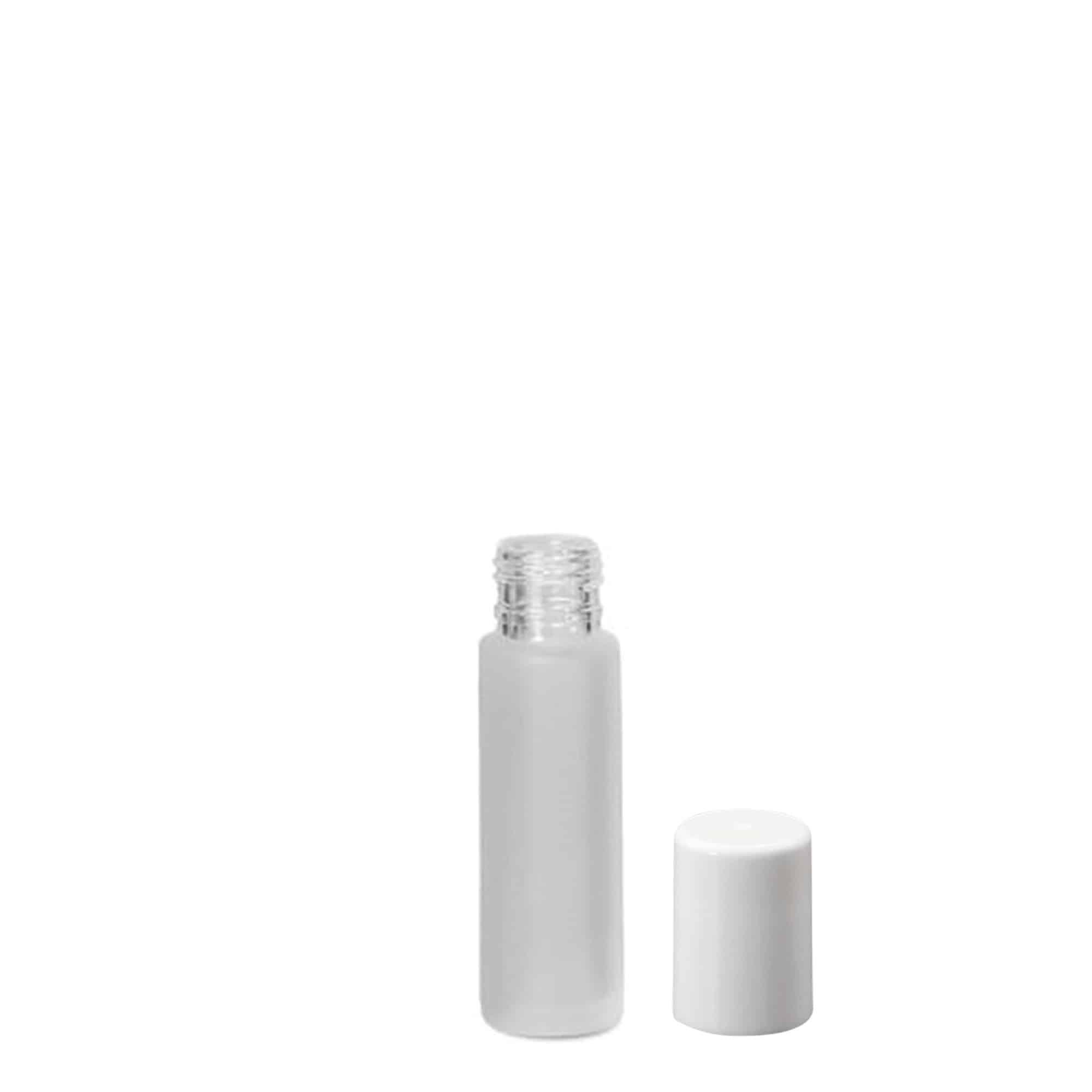 Sticlă roll-on de 10 ml, sticlă, mată, gât: capac cu filet Sticlă roll-on de 10 ml, sticlă, mată, gât: capac cu filet