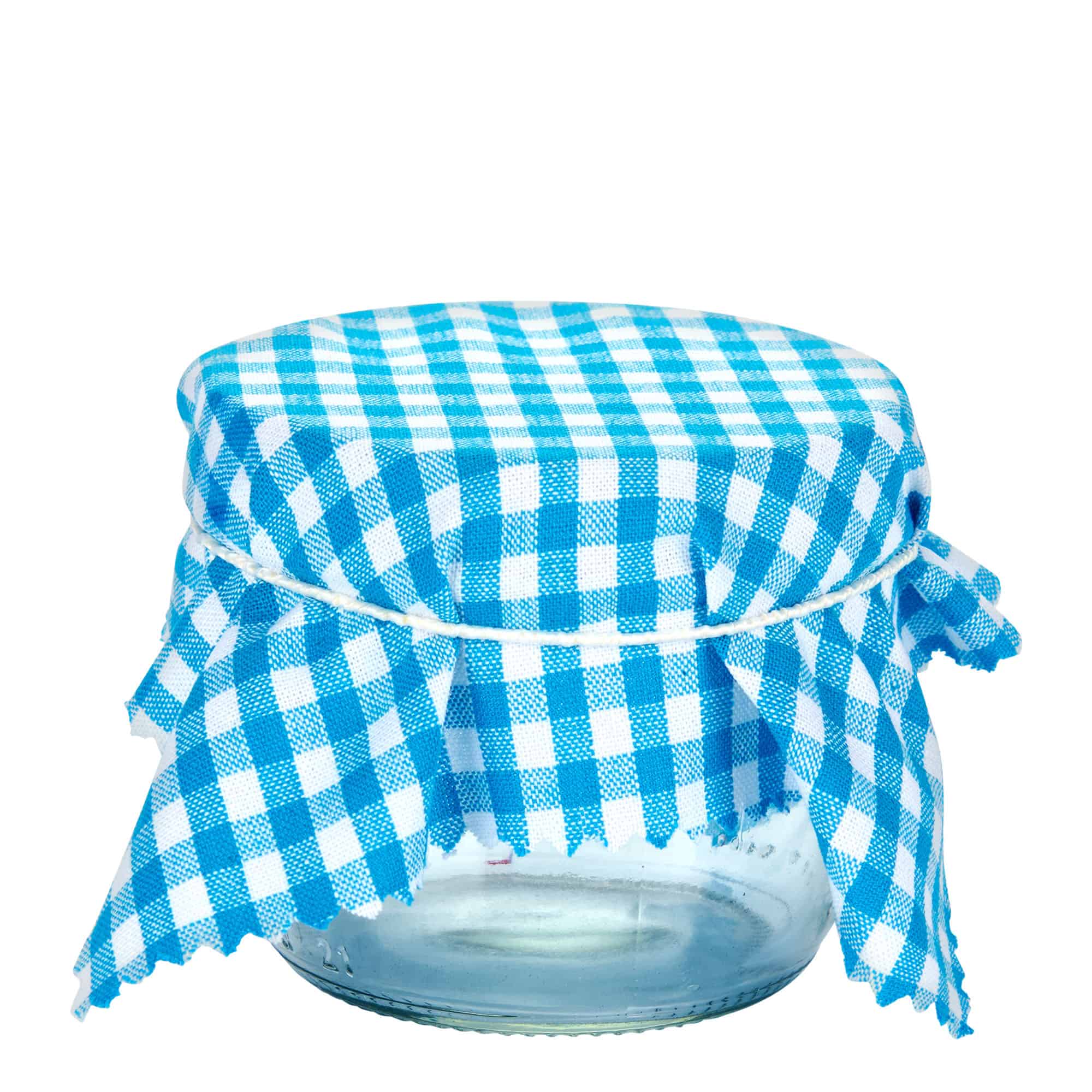 Șervețel textil pătrat în carouri 15x15, albastru, deschidere: TO58-TO82