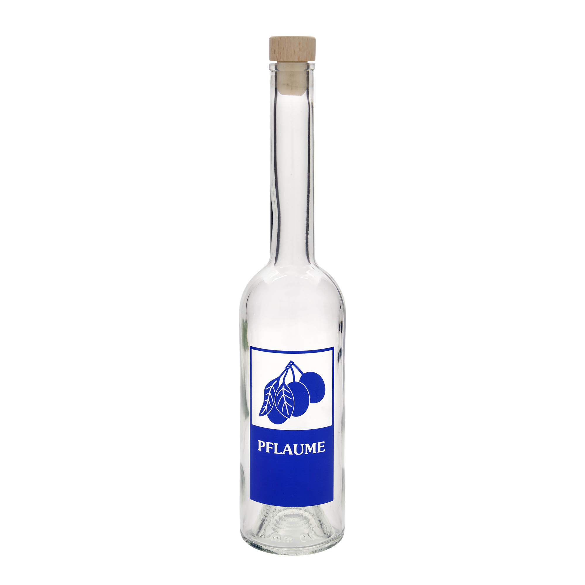 Sticlă de sticlă de 500 ml „Opera”, motiv: Prună, gura: dop