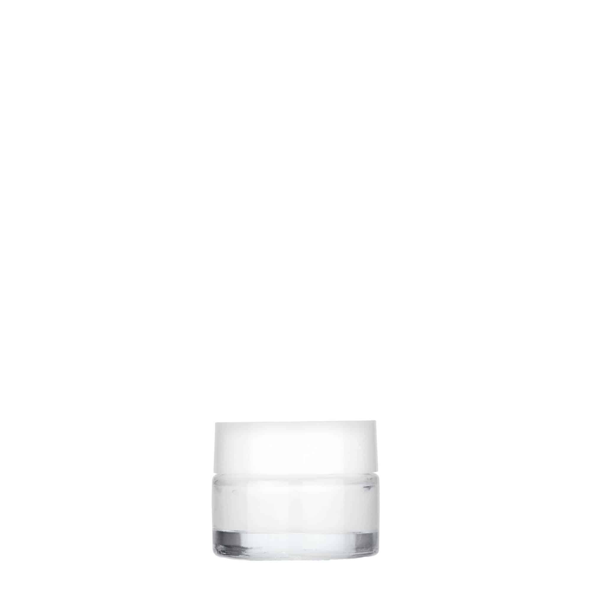 5 ml borcan „Beauty”, sticlă, gură: capac cu filet
