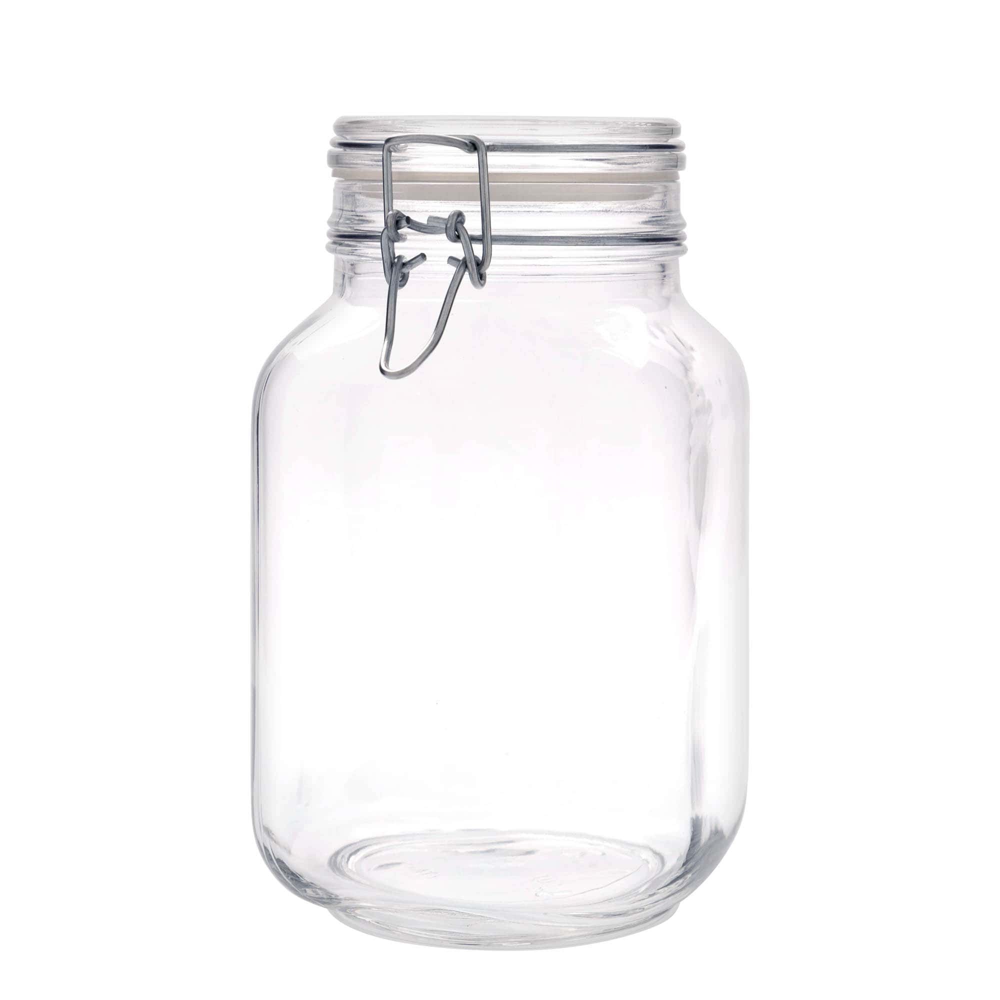 2.000 ml borcan cu clemă metalică „Fido”, pătrat, gura: închidere cu clemă metalică 2.000 ml borcan cu clemă metalică „Fido”, pătrat, gura: închidere cu clemă metalică