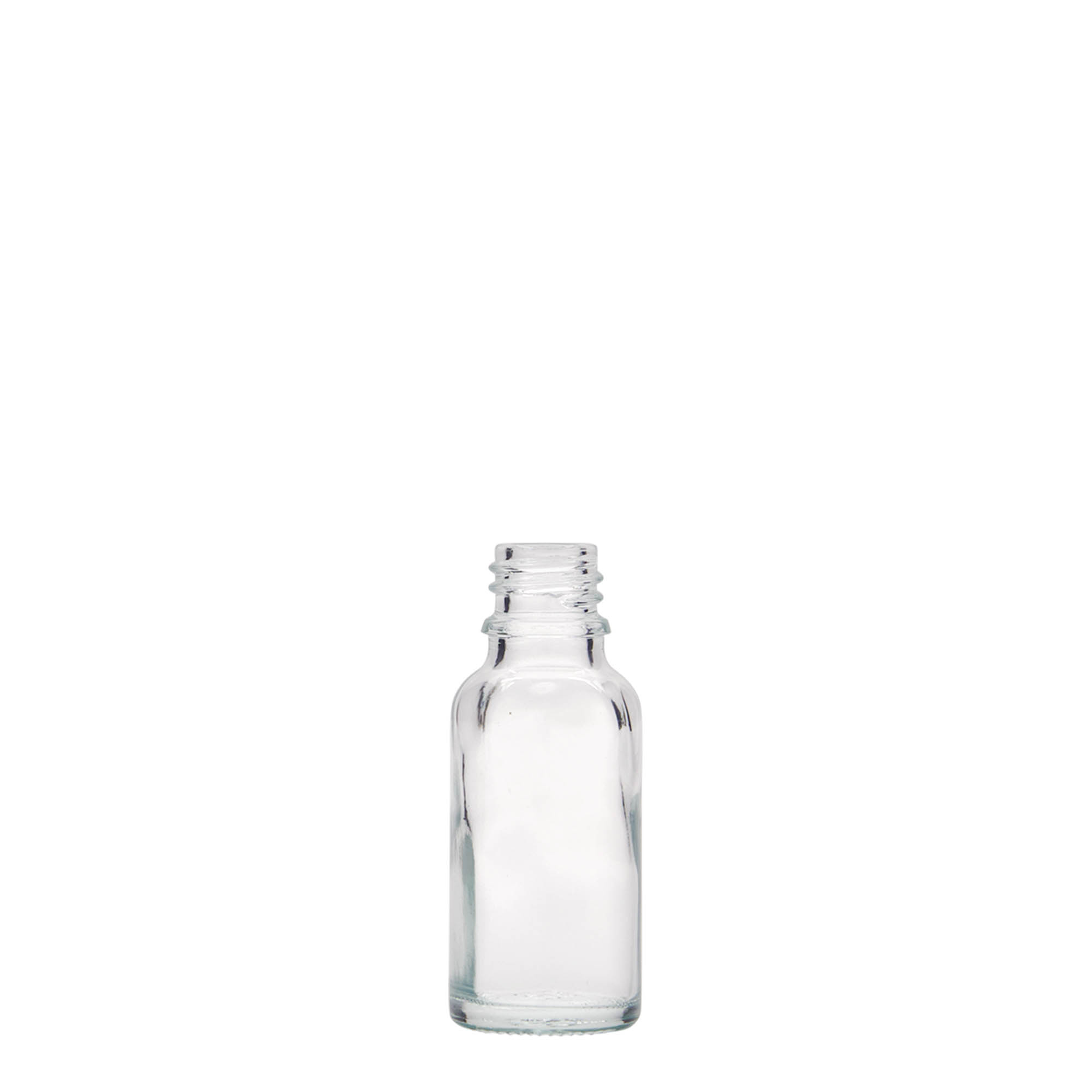 Flacon medical de 20 ml, sticlă, gura: DIN 18