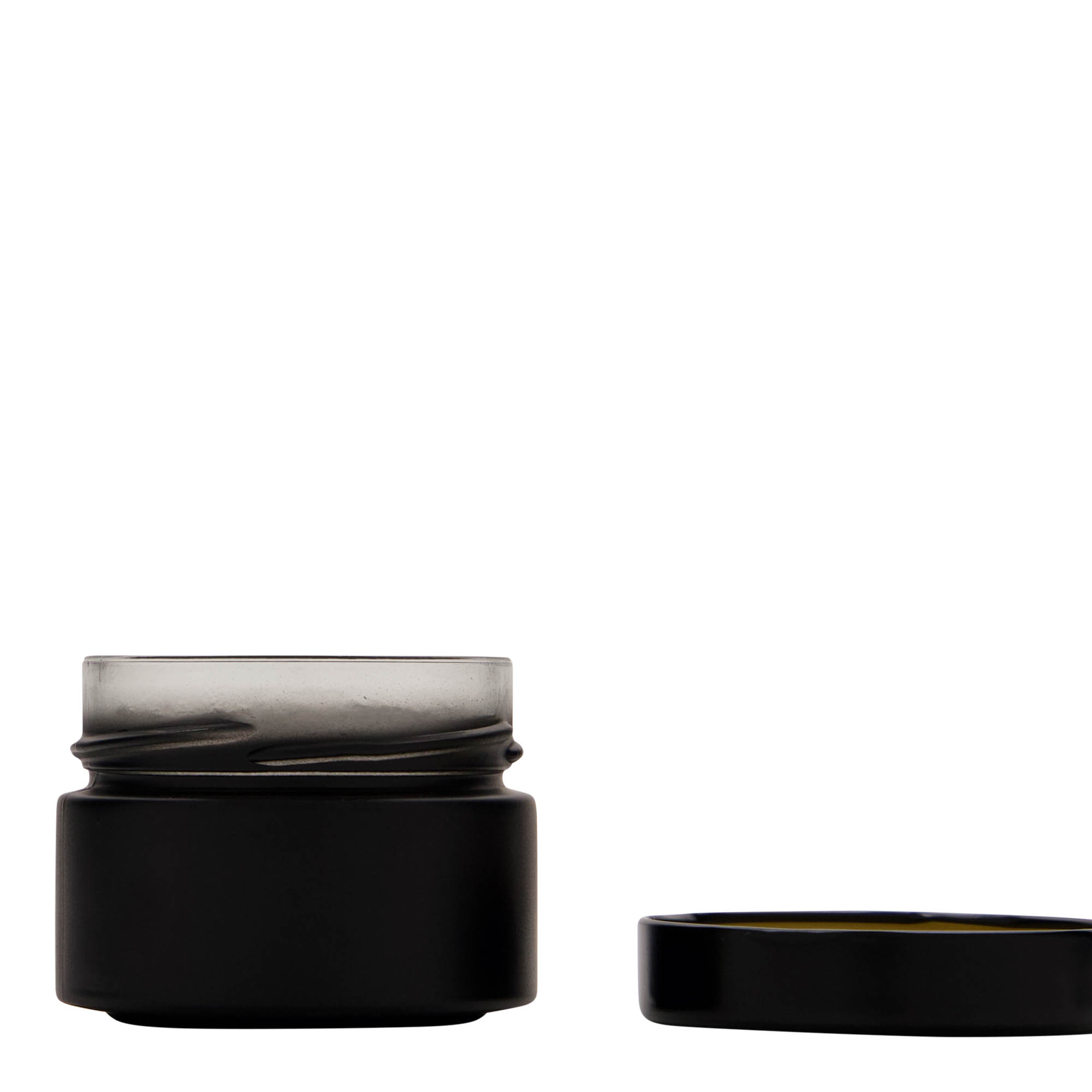 130 ml borcan rotund 'Aurora', negru, gura: Deep-Twist-Off (DTO 66) 130 ml borcan rotund 'Aurora', negru, gura: Deep-Twist-Off (DTO 66)