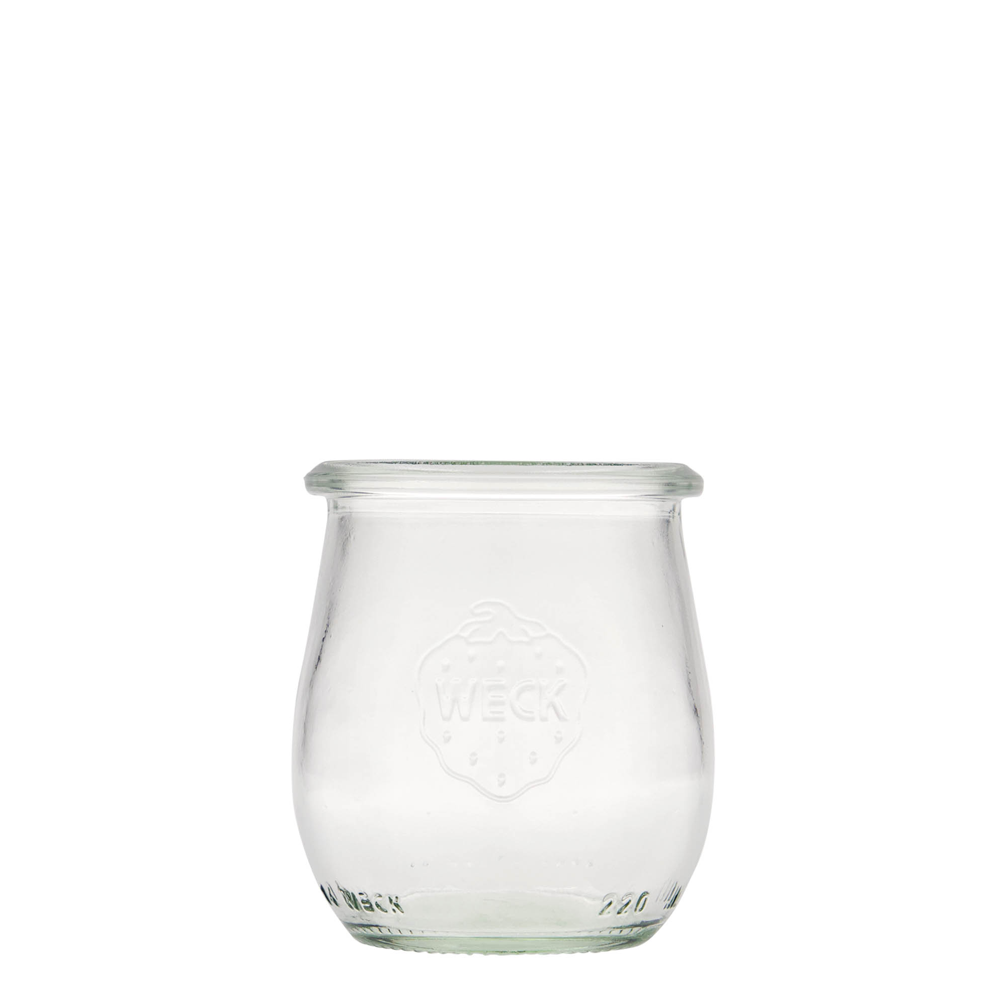 220 ml borcan WECK tip lalea, gura: margine rotundă 220 ml borcan WECK tip lalea, gura: margine rotundă