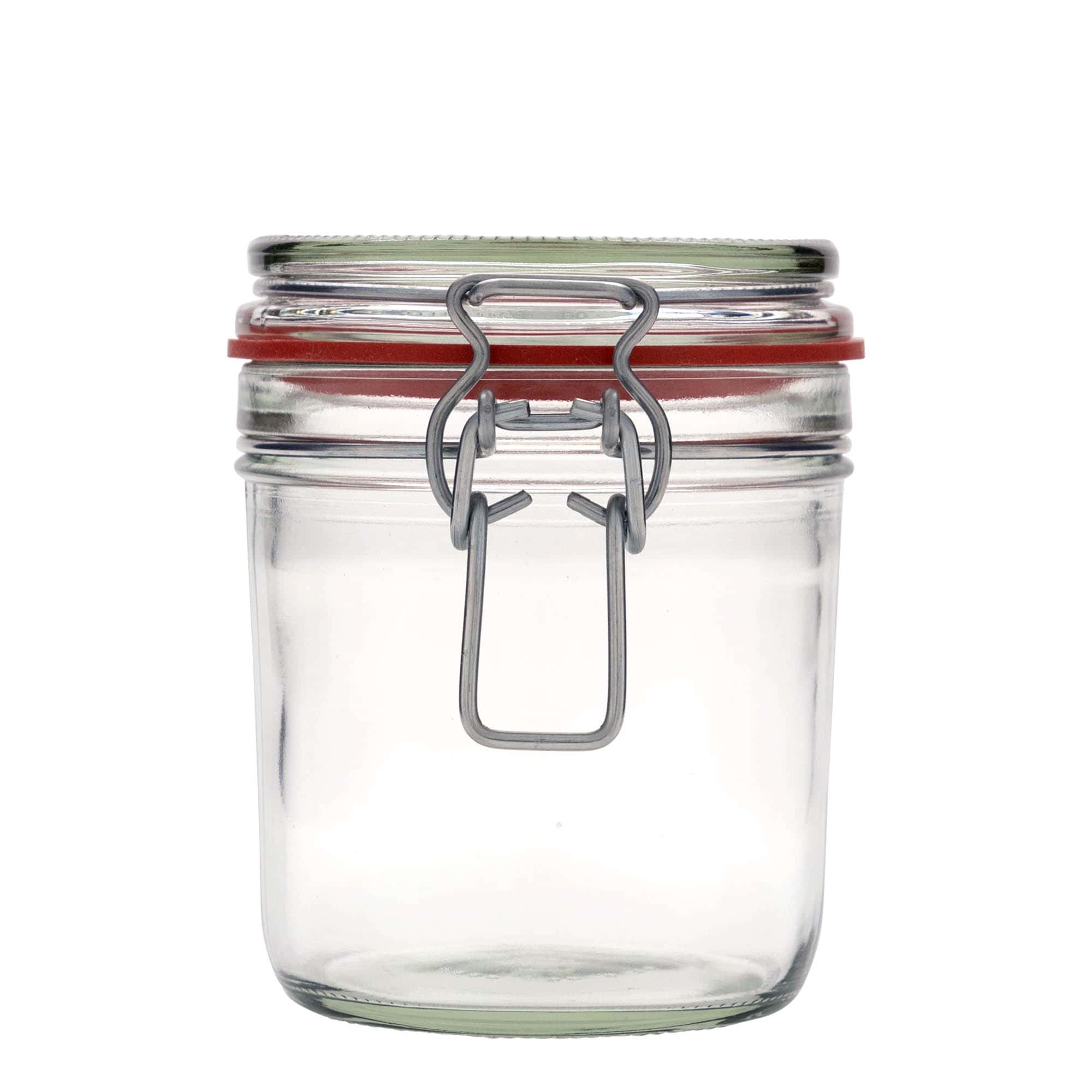 530 ml borcan cu clemă metalică, deschidere: închidere cu clemă metalică