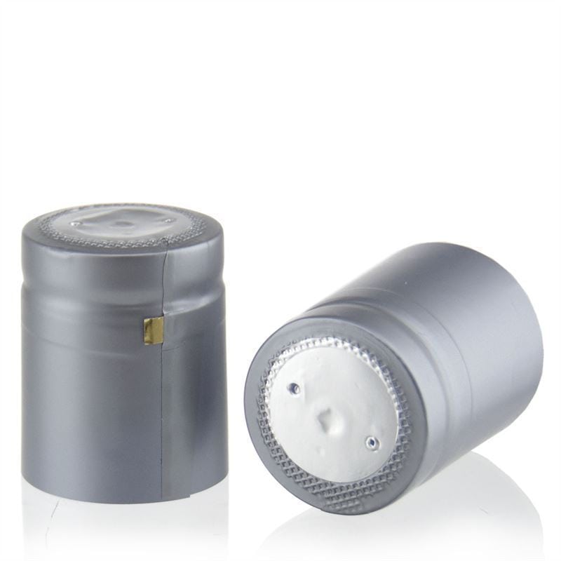 Capsulă termocontractabilă 32x41, plastic PVC, argintiu