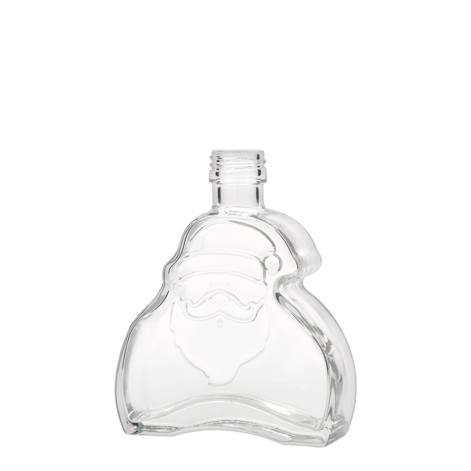 Sticlă de sticlă de 200 ml „Moș Crăciun”, gura: PP 28