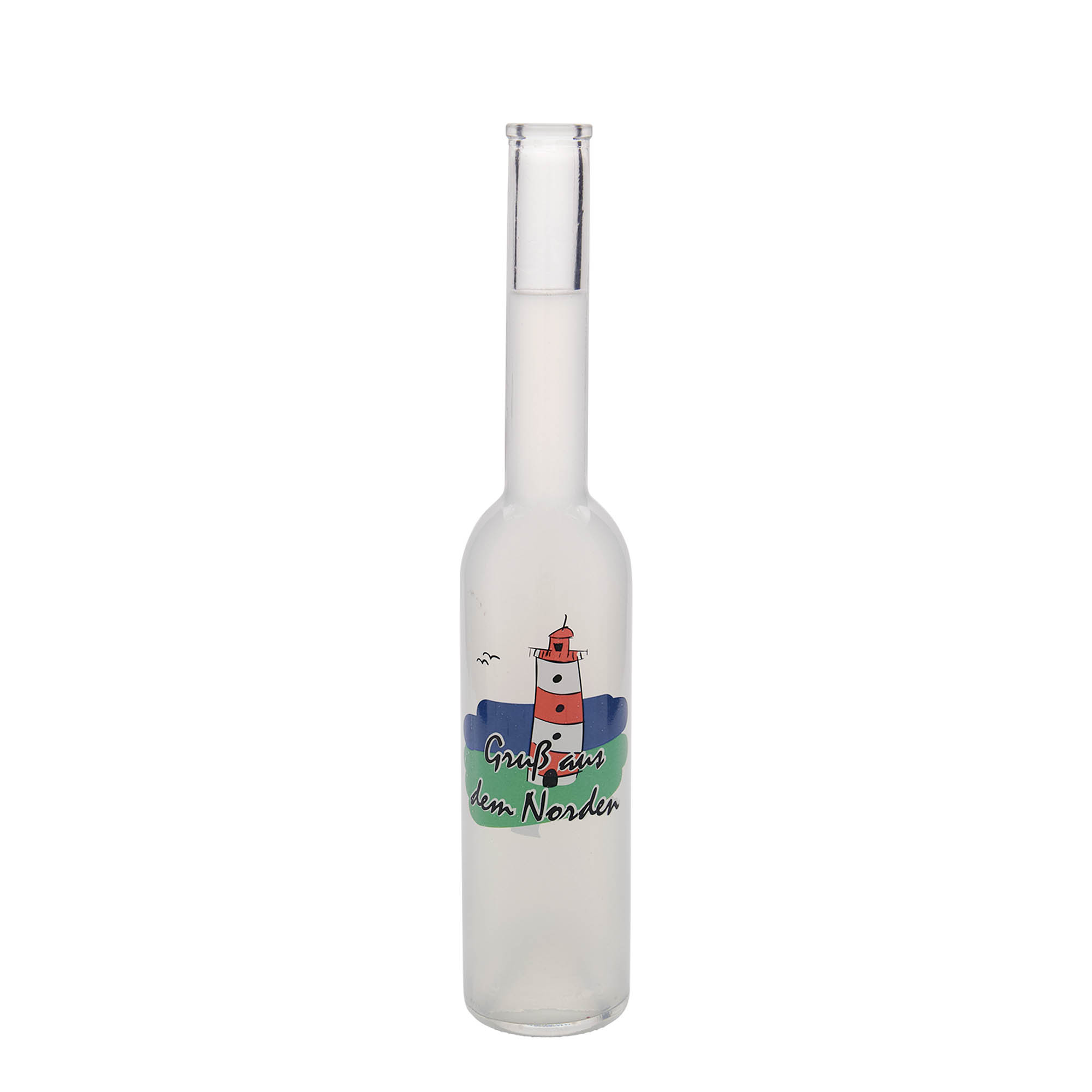 Sticlă de sticlă 350 ml „Opera”, motiv: Nord, gura: plută
