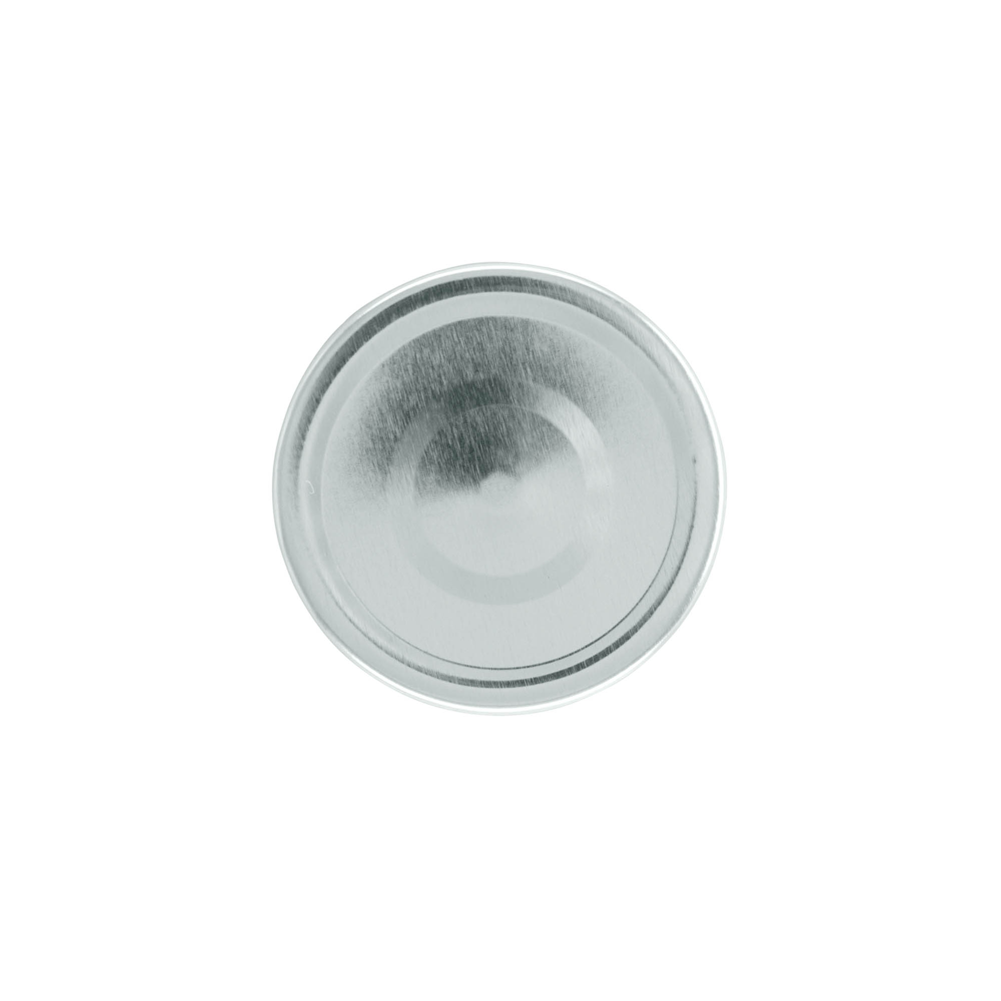 Capac cu filet profund, tabla albă, argintiu, pentru gura: Deep-TO 70