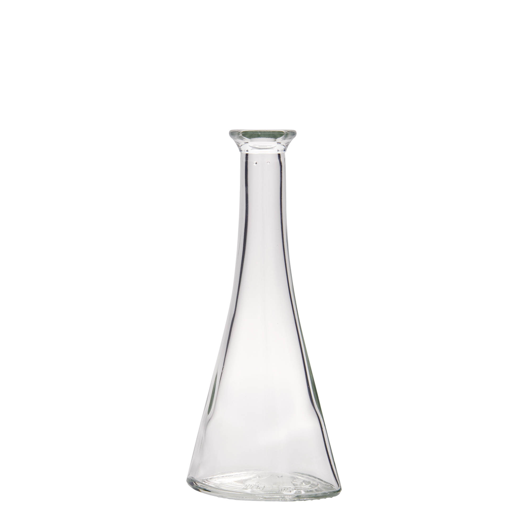 Sticlă de sticlă de 100 ml 'Veronica', semirotundă, gura: dop de plută
