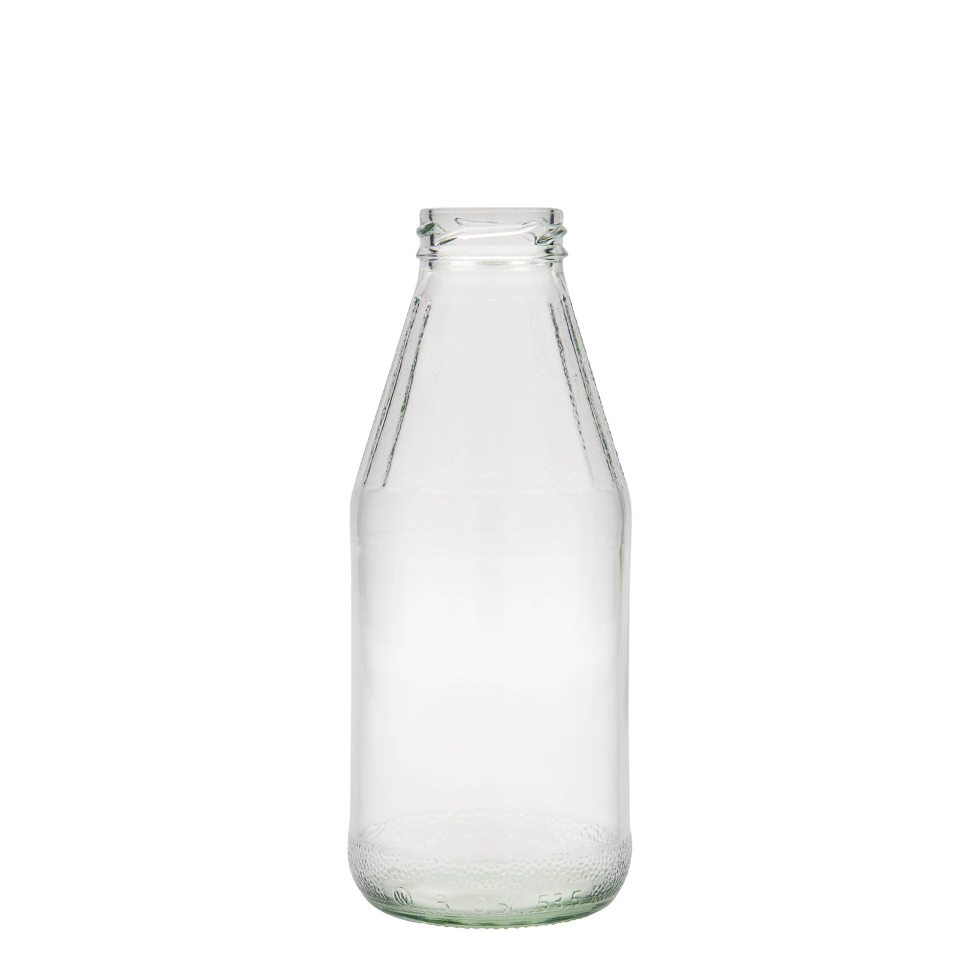 Sticlă universală cu gât larg de 500 ml, sticlă, deschidere: Twist-Off (TO 43)