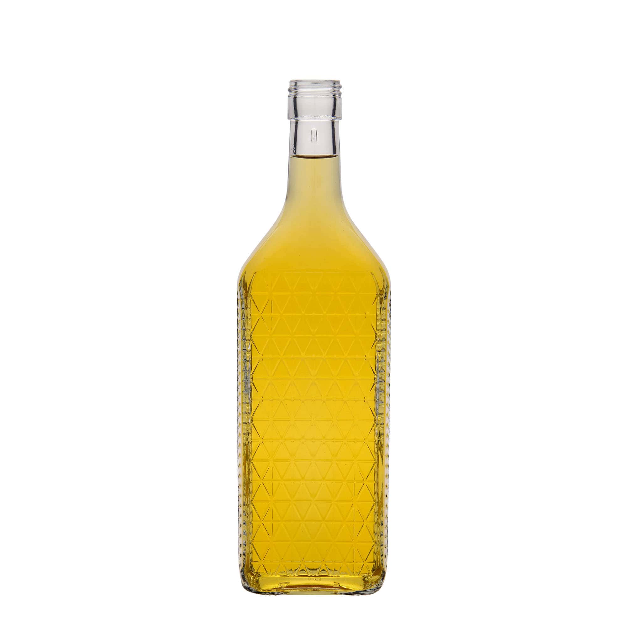 Sticlă de sticlă de 700 ml „Caruso”, dreptunghiulară, gura: PP 31,5