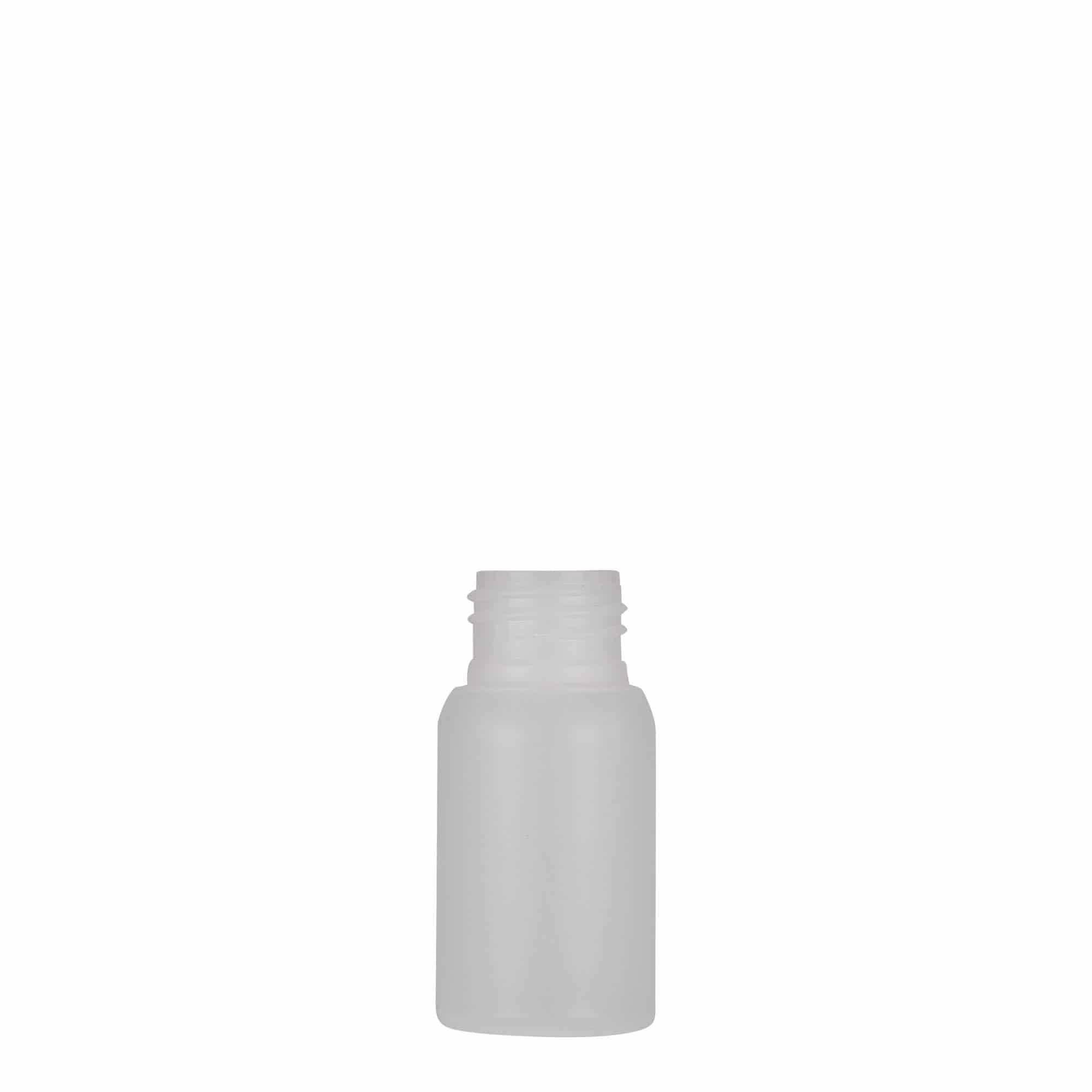 Flacon din plastic de 30 ml „Tuffy”, HDPE, natural, gât: 24/410