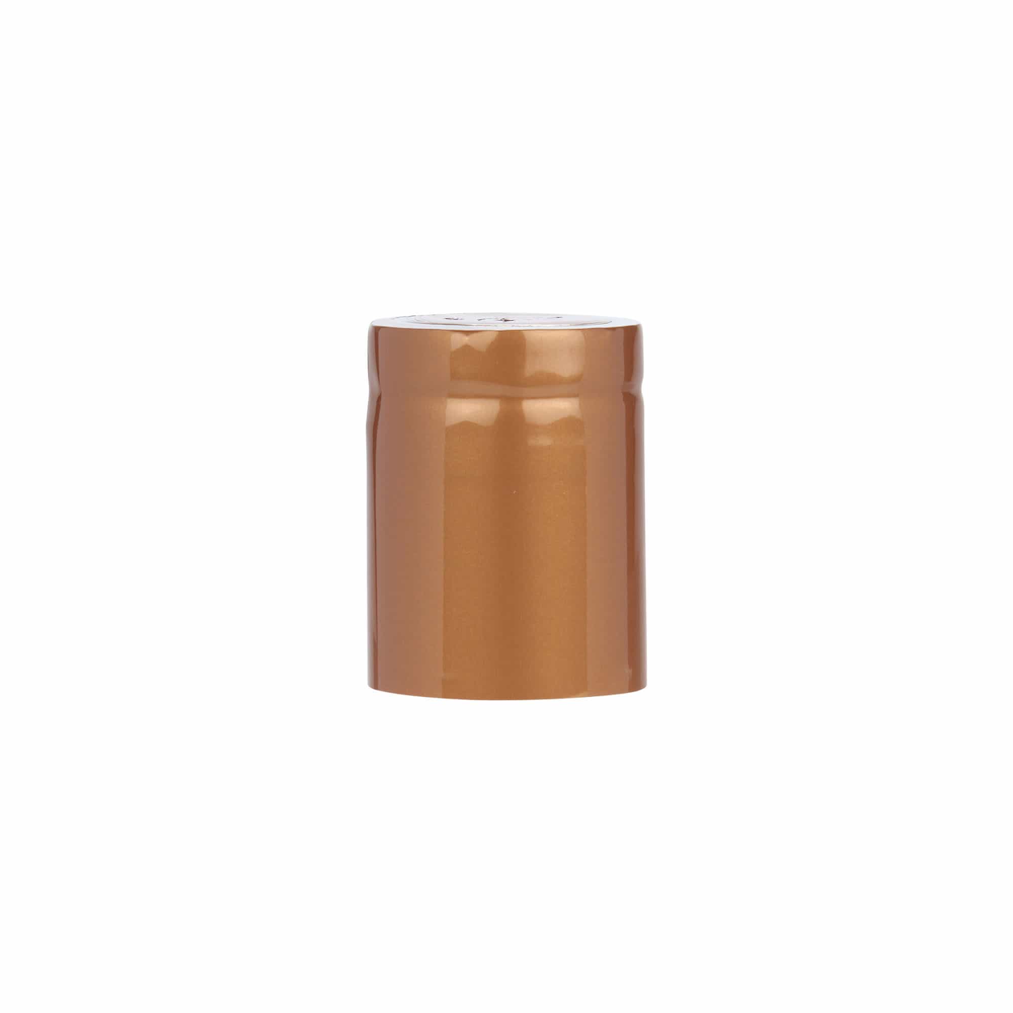 Căpăcel termocontractabil 32x41, plastic PVC, bronz
