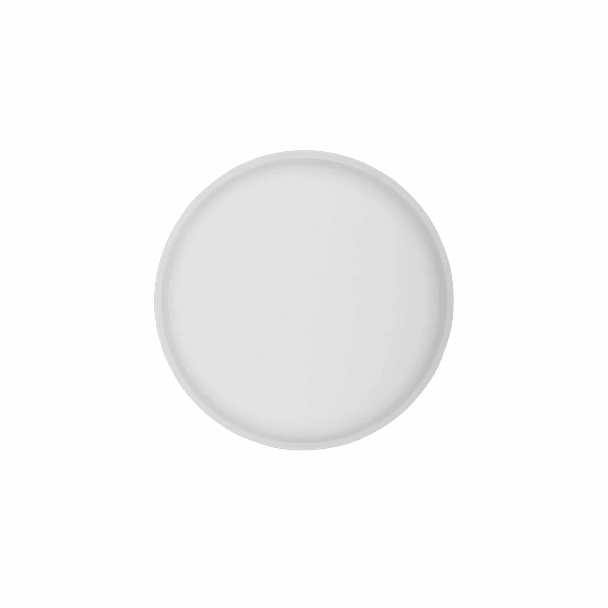 Capac cu filet „Clear/Platin Edition”, plastic PP, alb, pentru gura: 70/2P