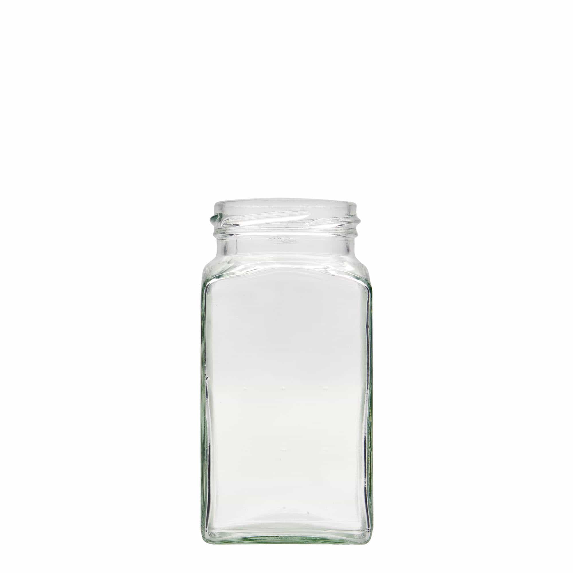 312 ml borcan pătrat, gura: Twist-Off (TO 58)