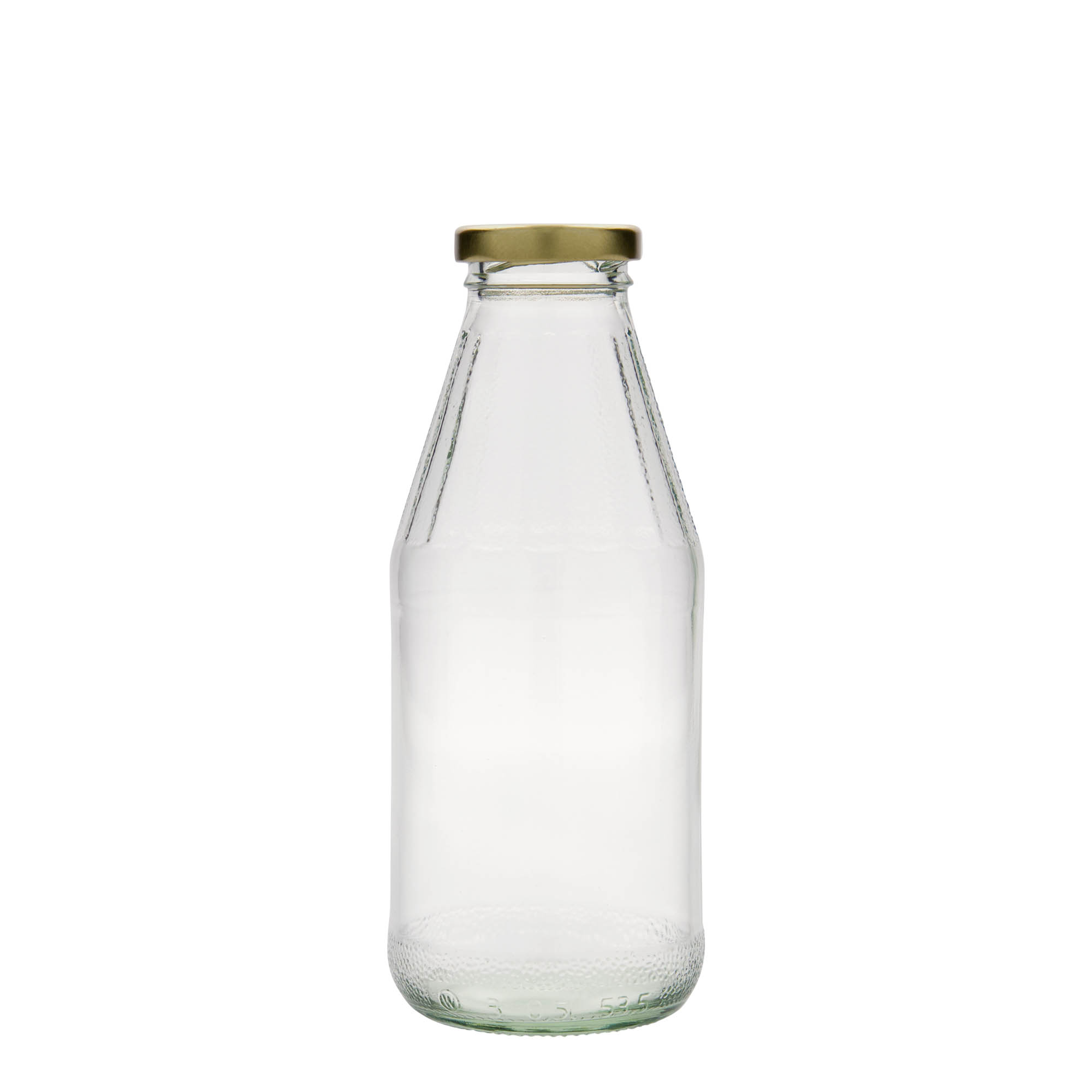 Sticlă universală cu gât larg de 500 ml, sticlă, deschidere: Twist-Off (TO 43) Sticlă universală cu gât larg de 500 ml, sticlă, deschidere: Twist-Off (TO 43)