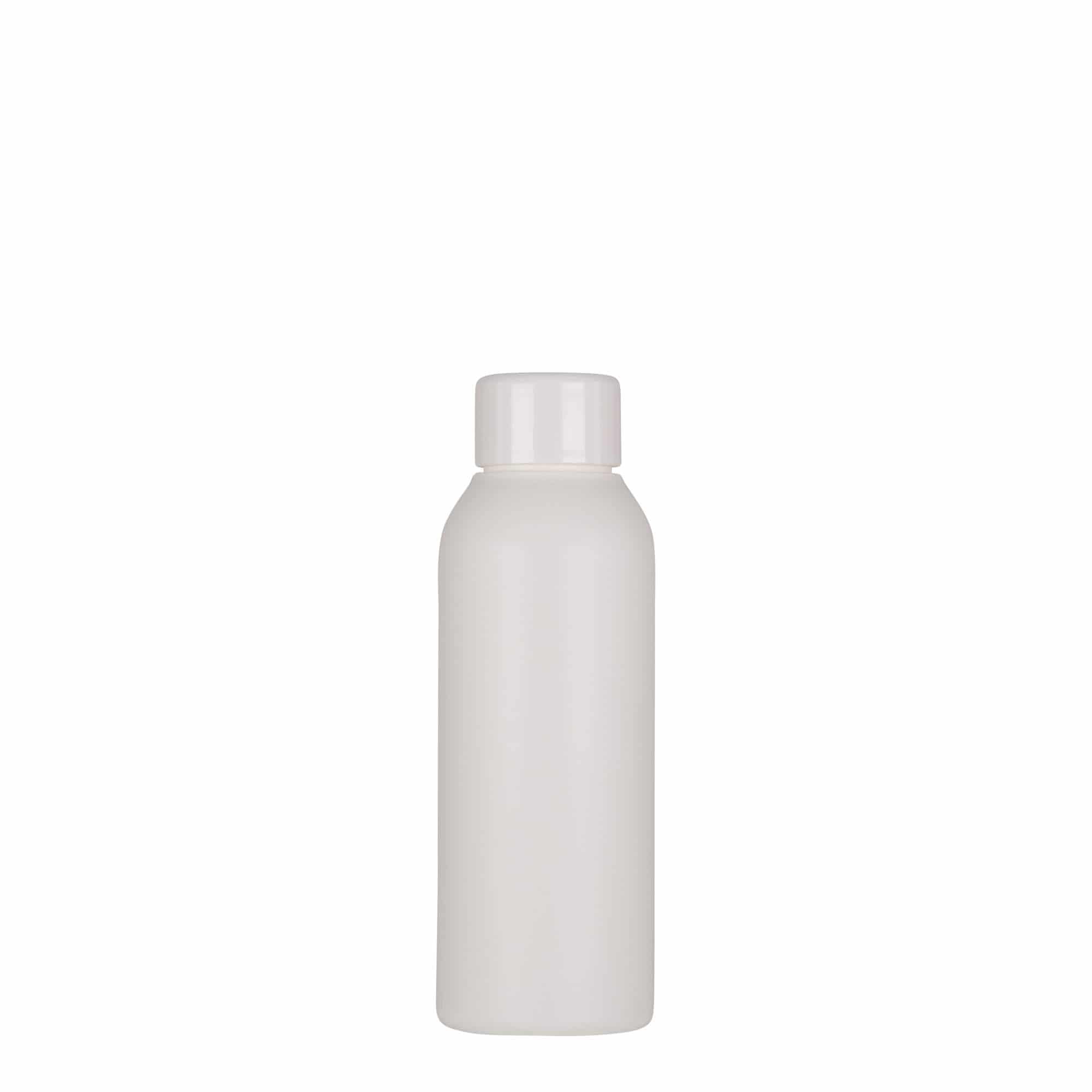 Flacon din plastic 100 ml „Tuffy”, HDPE, alb, gura: 24/410