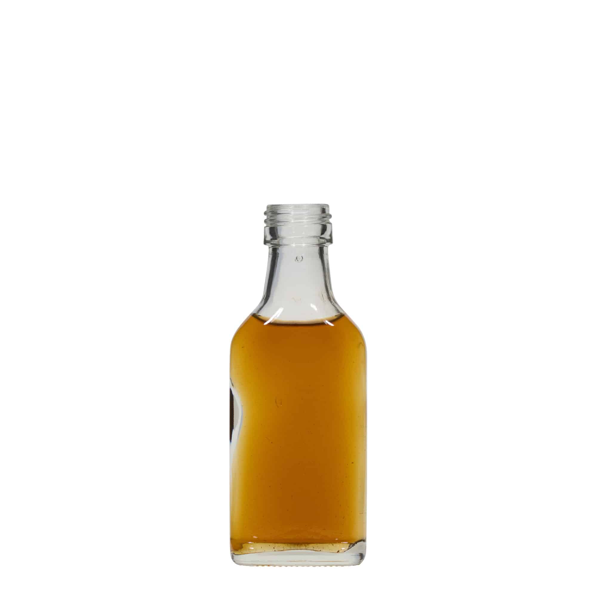 Sticluță de buzunar de 40 ml, dreptunghiulară, gura: PP 22