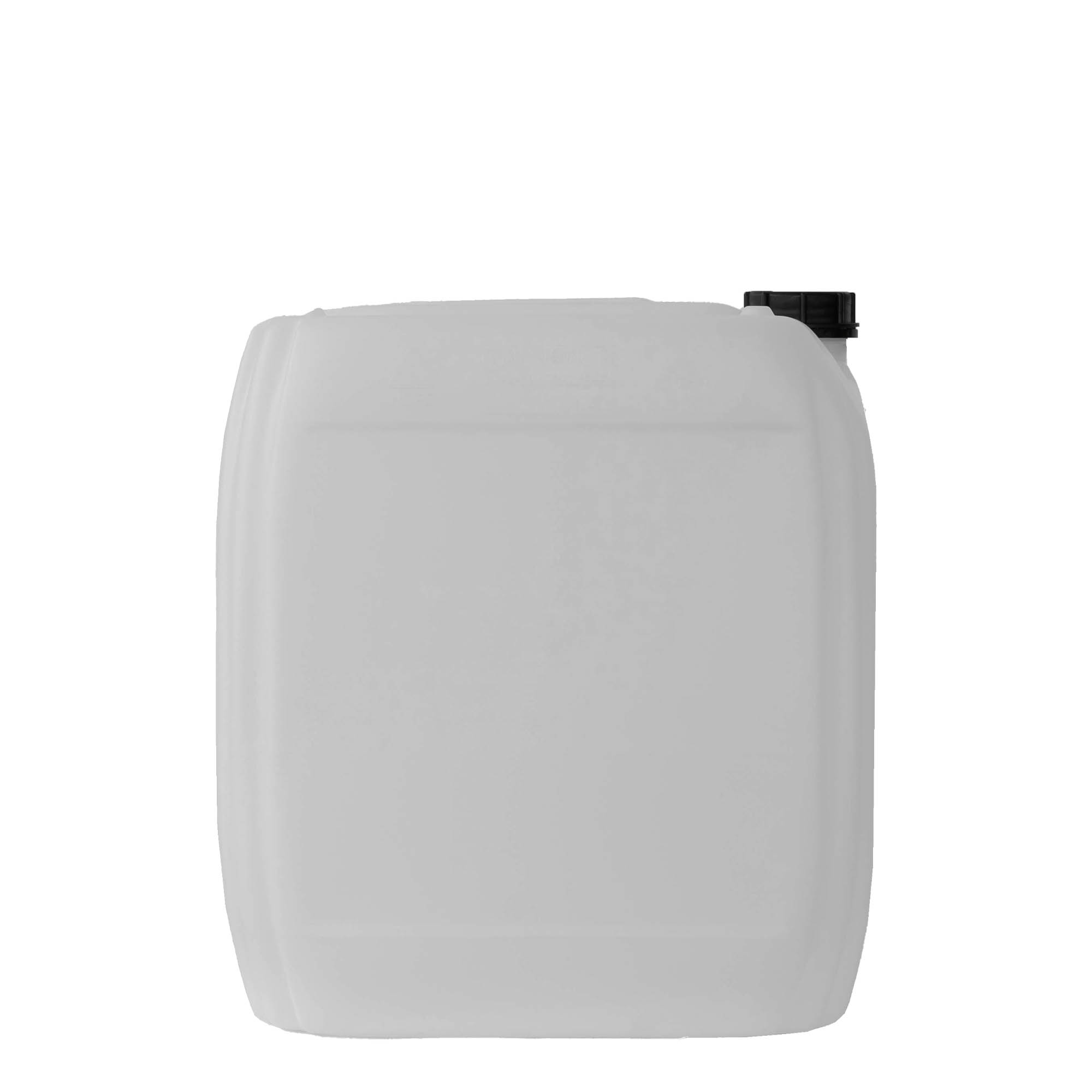 Canistră de 30 l, dreptunghiulară, plastic HDPE, natural, deschidere: ND 60 Canistră de 30 l, dreptunghiulară, plastic HDPE, natural, deschidere: ND 60