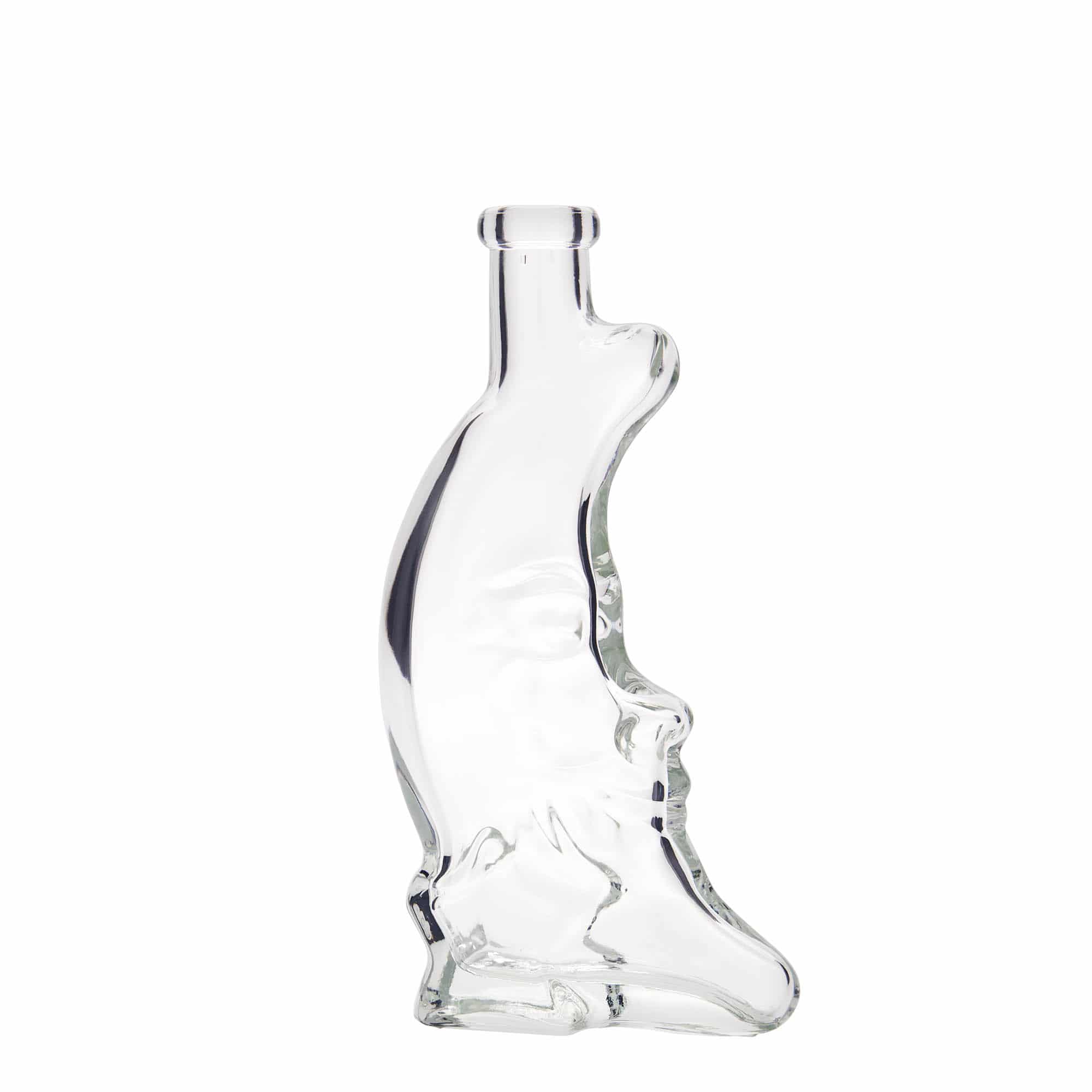 Sticlă de sticlă de 200 ml „Lună”, gură: dop de plută