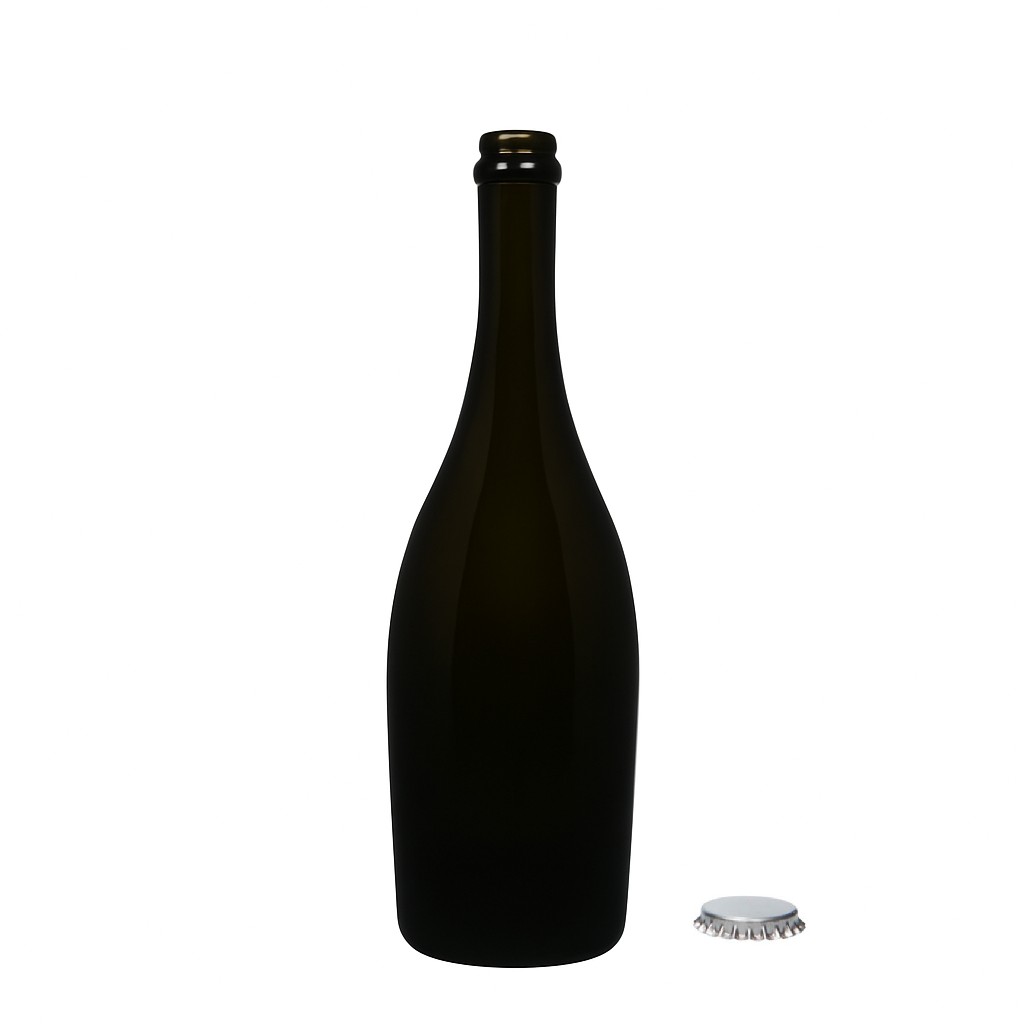 750 ml sticlă de șampanie 'Carmen', sticlă, verde antic, gura: capac tip crown cork 750 ml sticlă de șampanie 'Carmen', sticlă, verde antic, gura: capac tip crown cork