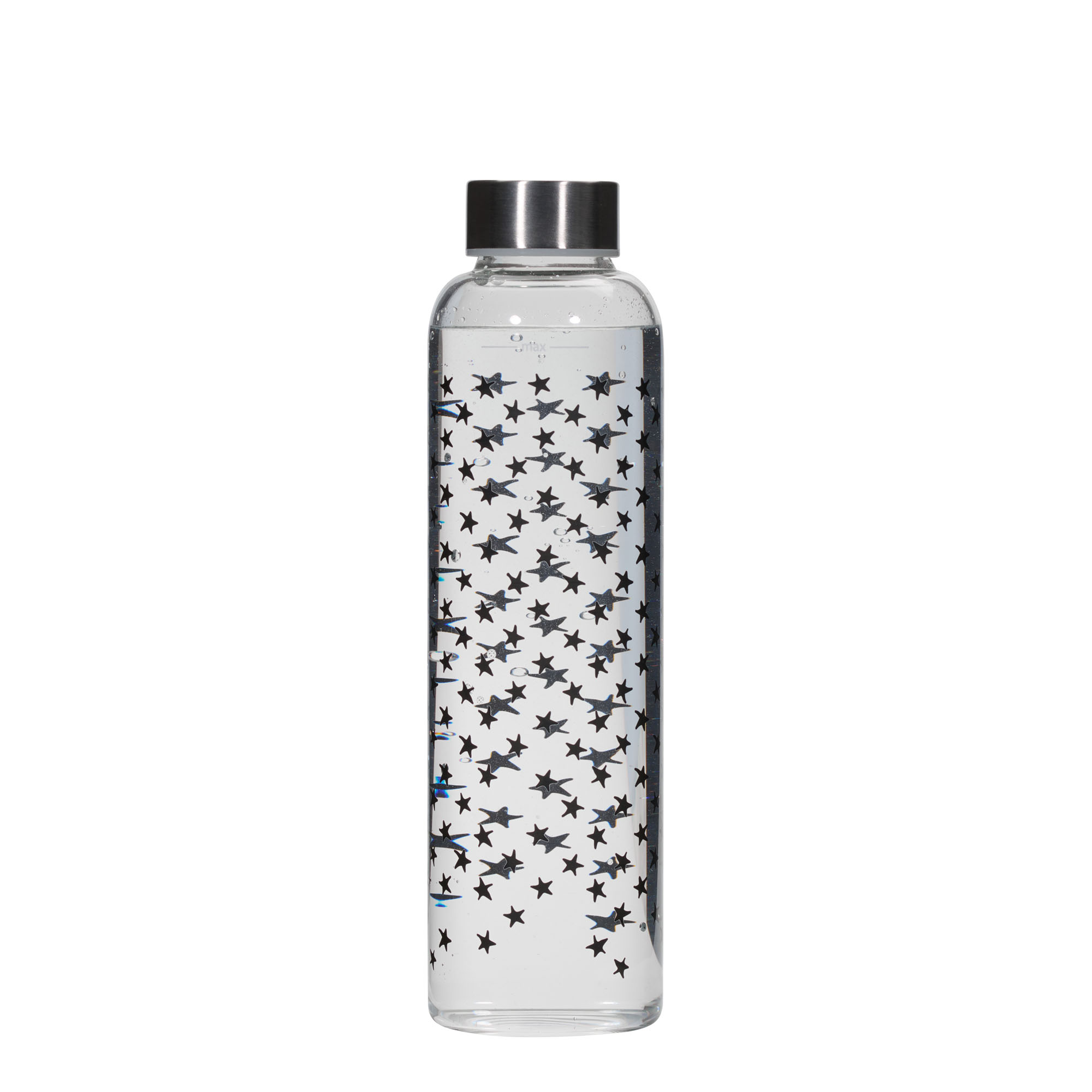 Sticlă de băut 500 ml „Perseus - Stele Negre”, gura: capac cu filet
