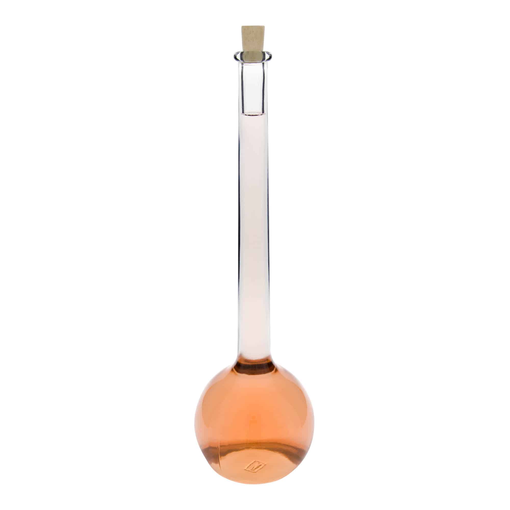 Sticlă de sticlă de 1.500 ml „Tulipano”, gura: dop de plută