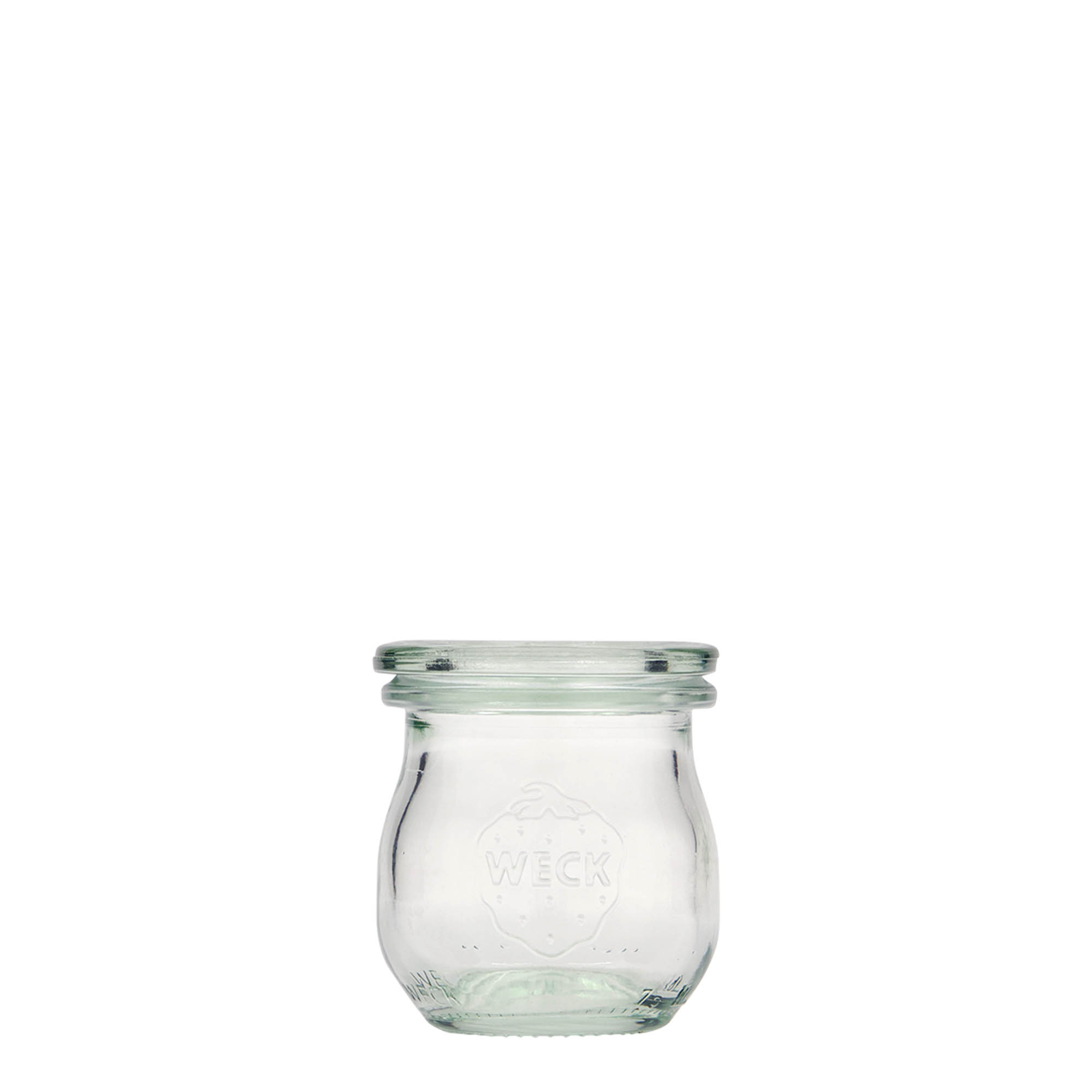 75 ml borcan WECK tip lalea, gură: margine rotundă