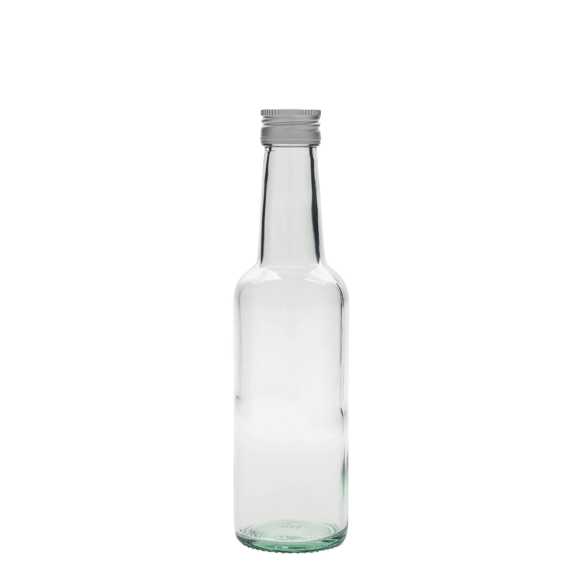 Sticlă de sticlă de 250 ml cu gât drept, deschidere: PP 28