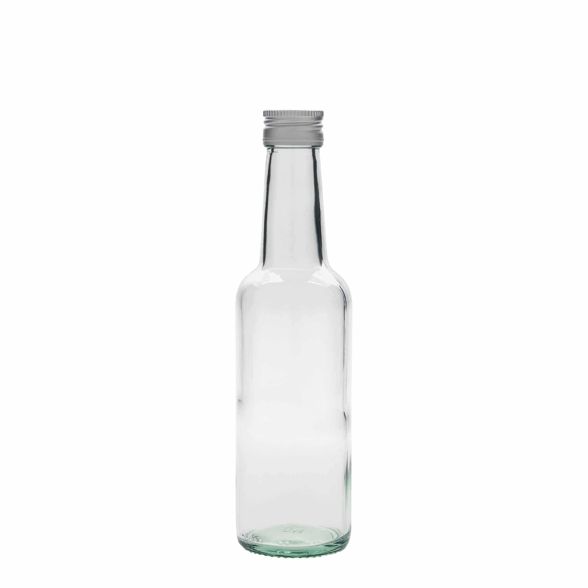 Sticlă de sticlă de 250 ml cu gât drept, deschidere: PP 28