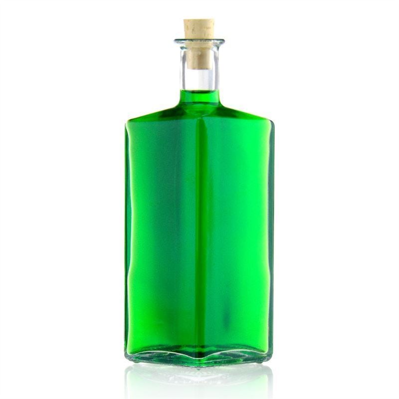 Sticlă de 500 ml „Riva”, în formă de romb, gât: dop