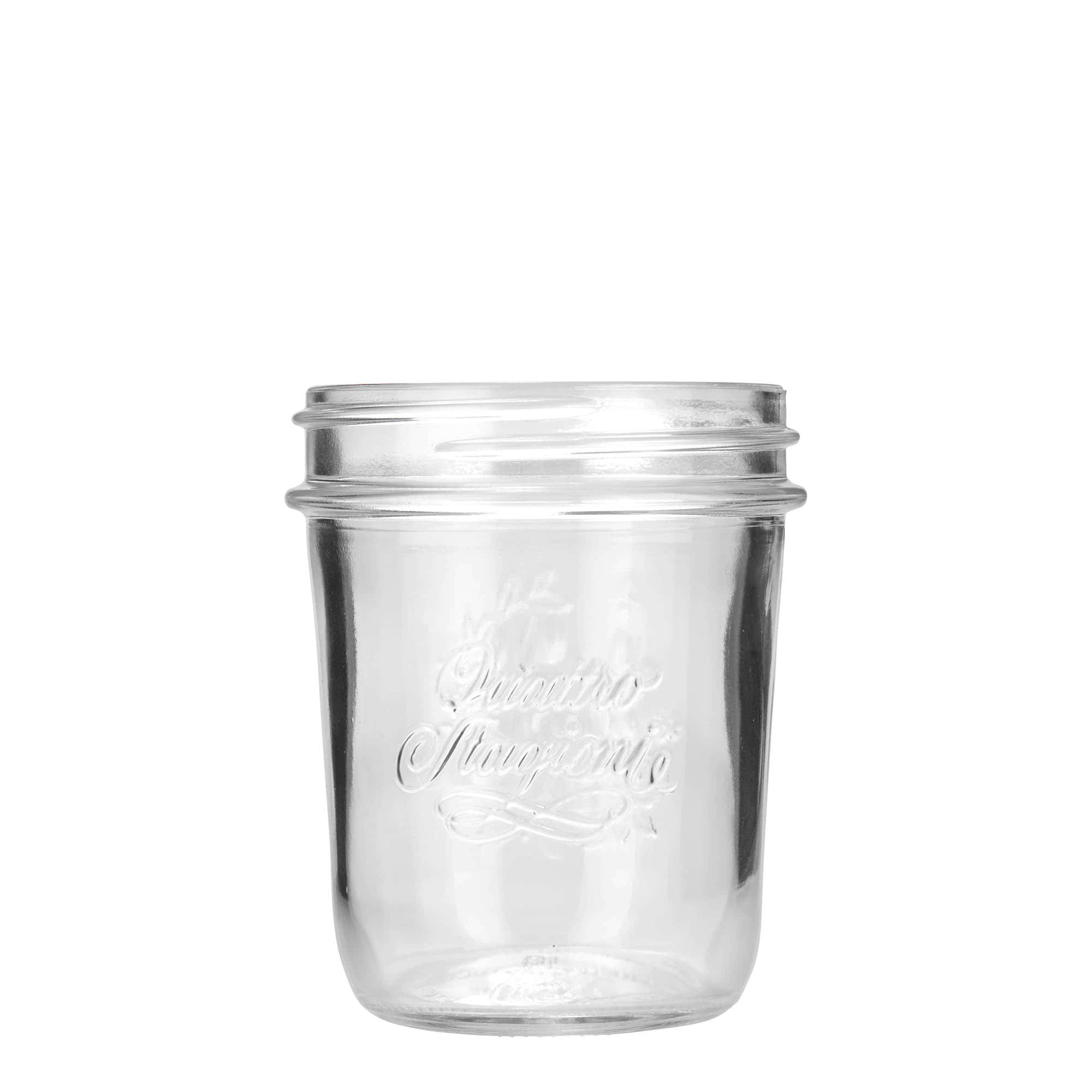 320 ml borcan cu gura largă 'Quattro Stagioni', deschidere: capac cu filet 320 ml borcan cu gura largă 'Quattro Stagioni', deschidere: capac cu filet