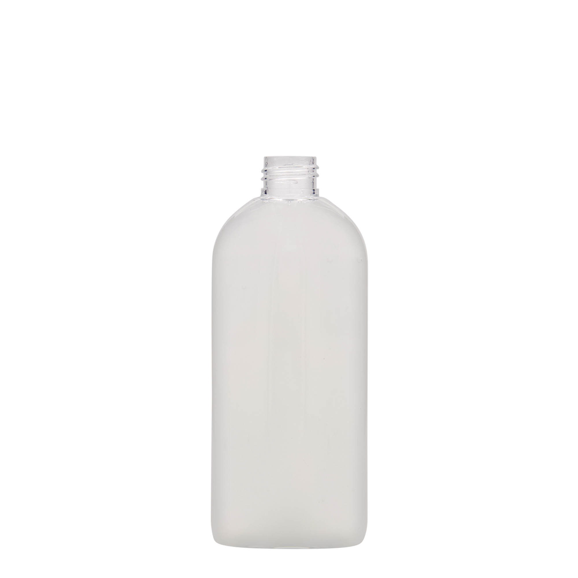Sticlă PET de 250 ml „Iris”, ovală, plastic, gura: 24/410