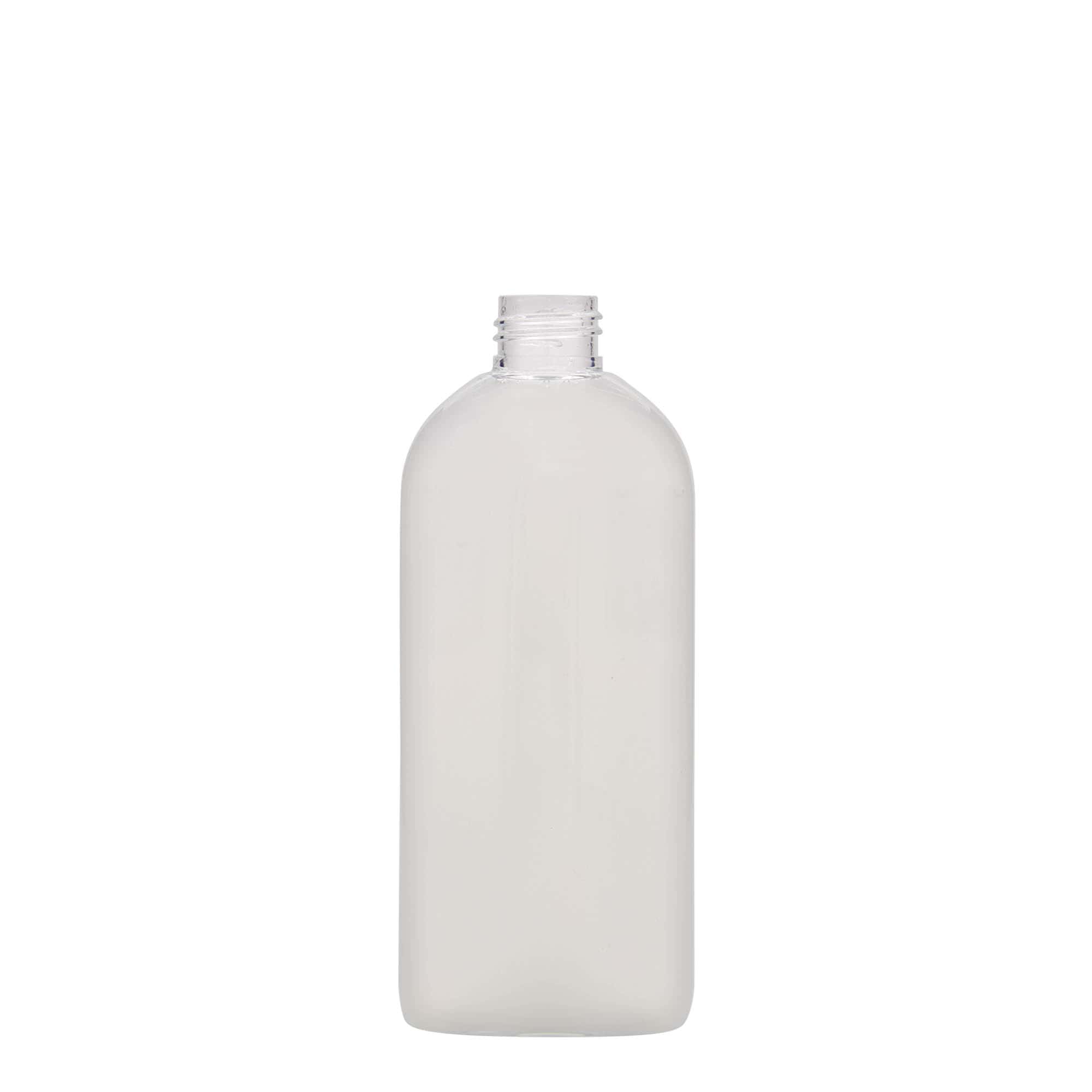 Sticlă PET de 250 ml „Iris”, ovală, plastic, gura: 24/410