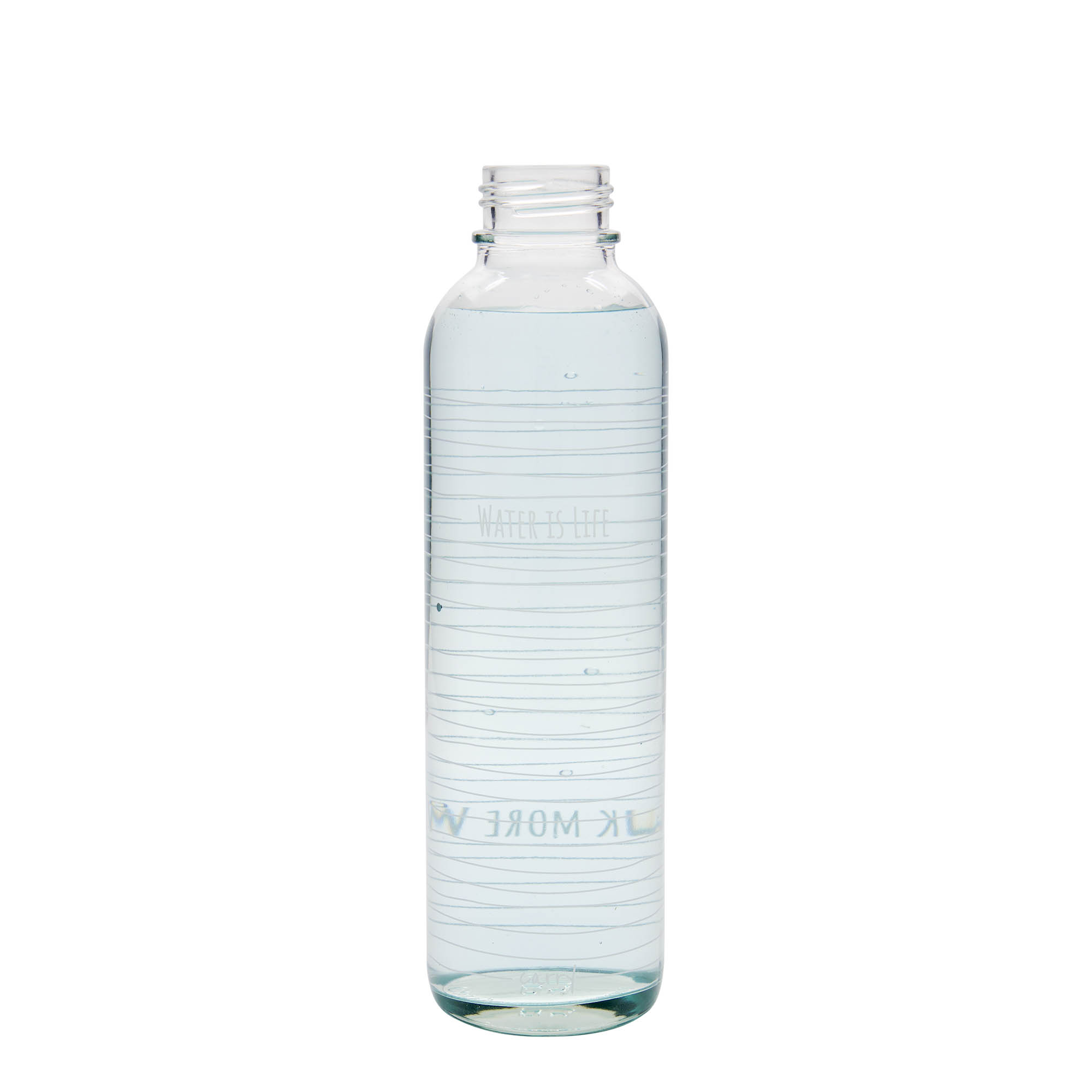 Sticlă de băut de 700 ml CARRY Bottle „Apa este viață”, deschidere: capac cu filet
