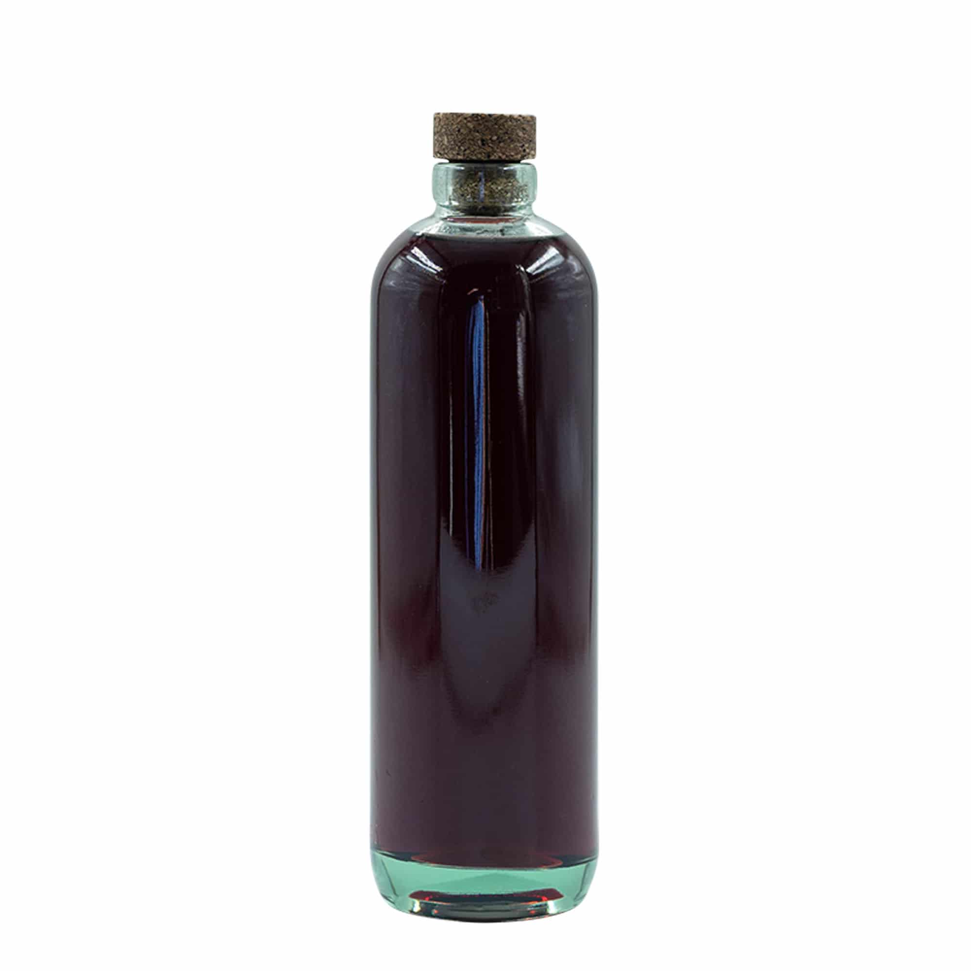 Sticlă de sticlă de 700 ml 'Pilot', gura: dop de plută