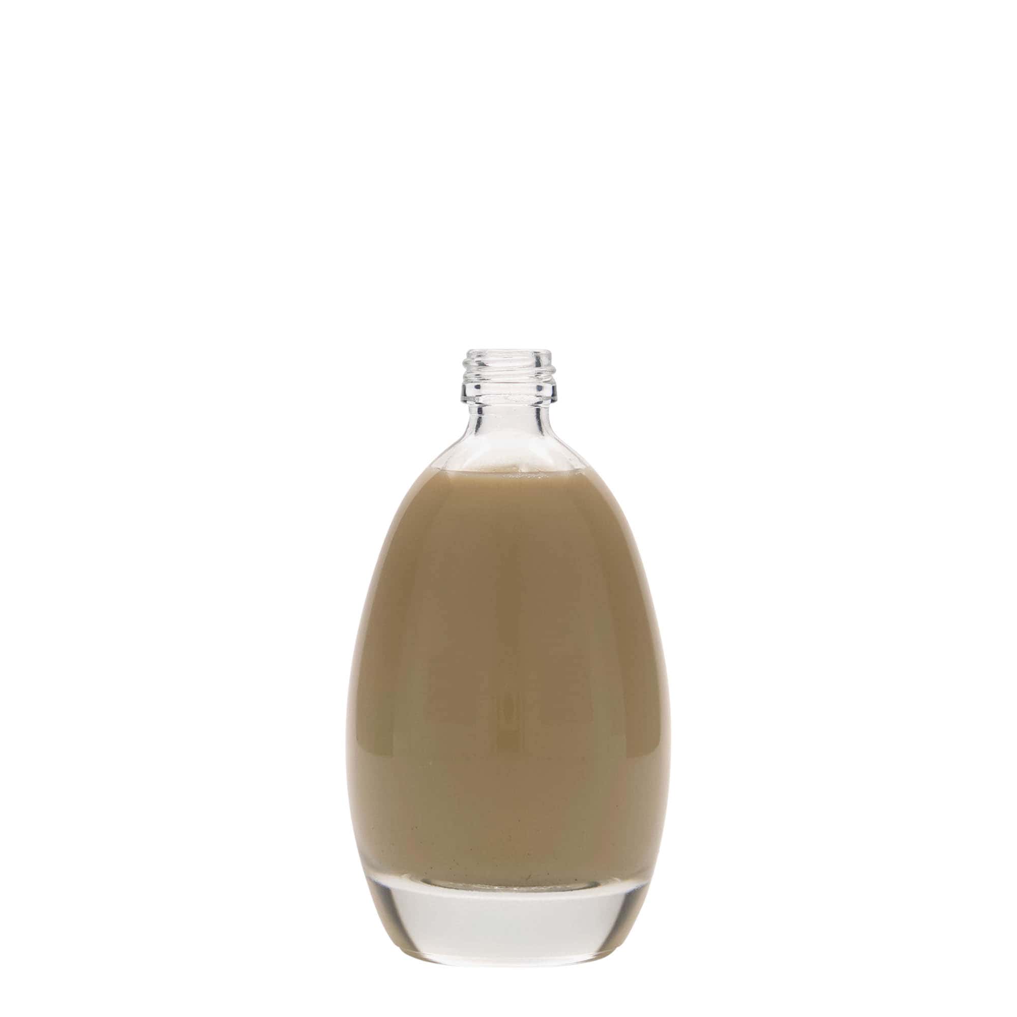 Sticlă de sticlă de 100 ml „Ou”, gura: PP 18