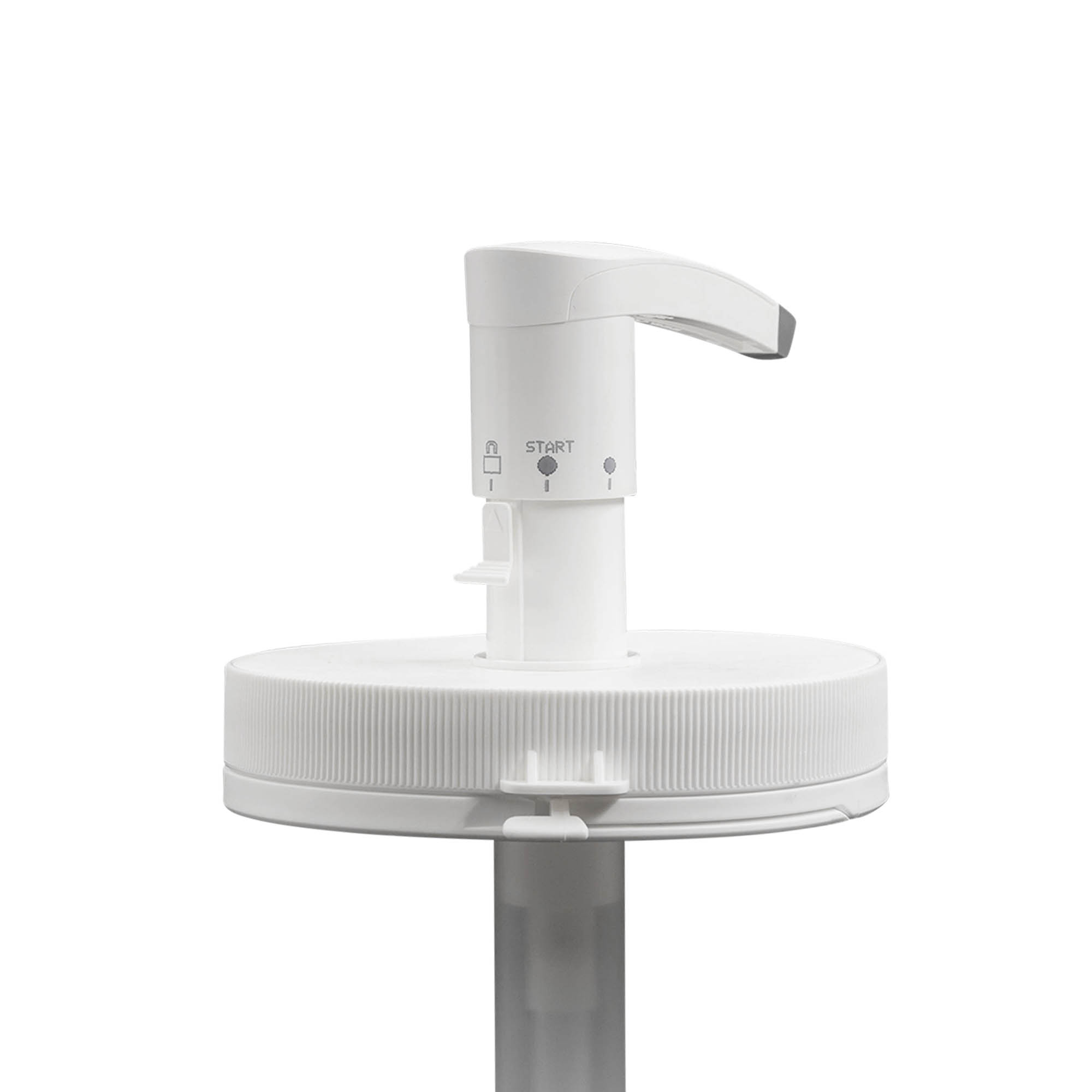Pompa dozatoare pentru 1.240 ml „Securibox”, plastic PE, alb, pentru gură: capac cu filet