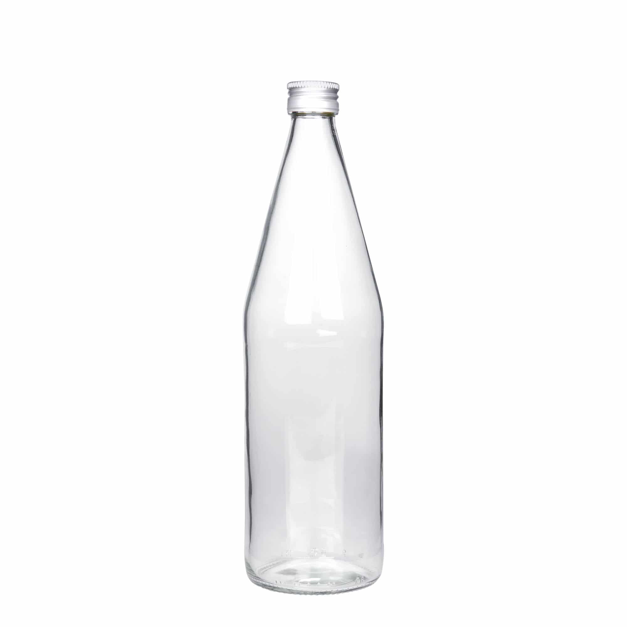 750 ml sticlă universală în formă de morcov, sticlă, gât: PP 28