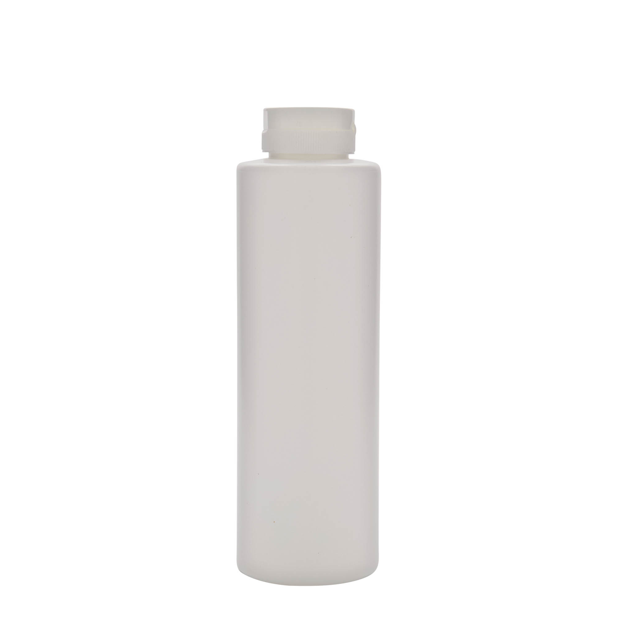 Sticlă pentru sos de 500 ml, plastic LDPE, alb, gura: 38/400 Sticlă pentru sos de 500 ml, plastic LDPE, alb, gura: 38/400