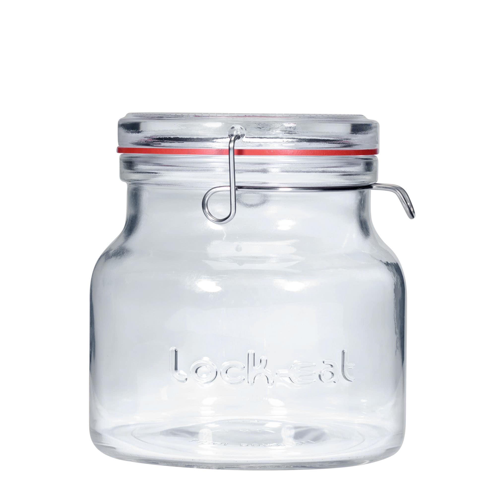 1.500 ml borcan cu clemă metalică „Lock-Eat”, gură: închidere cu clemă metalică