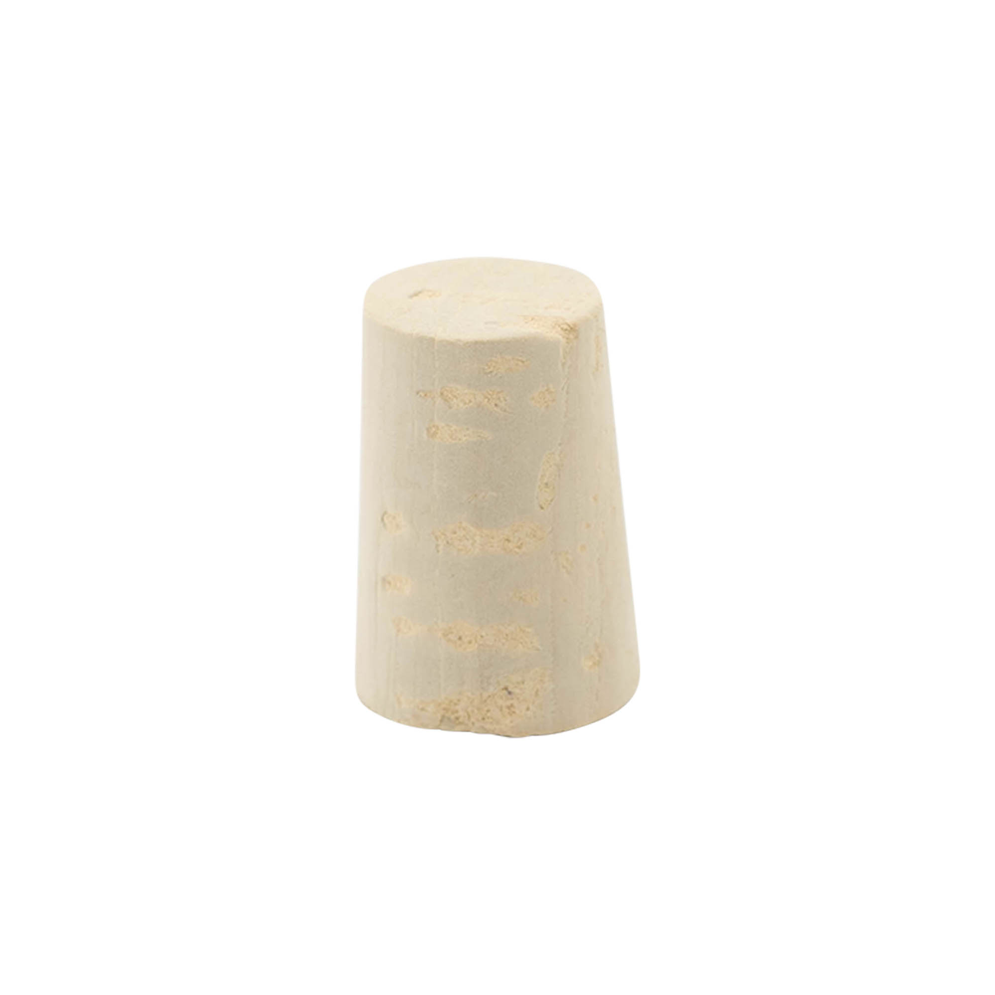 Dop conic 19-23 x 33, plută naturală, albăstrit, pentru gât: plută Dop conic 19-23 x 33, plută naturală, albăstrit, pentru gât: plută