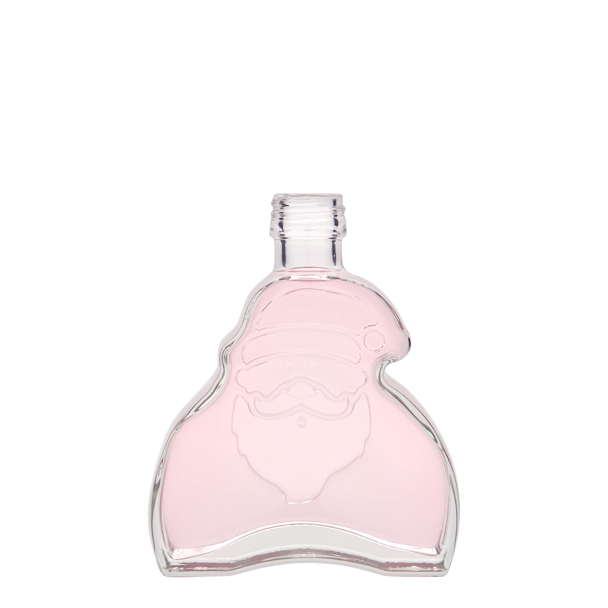 Sticlă de sticlă de 200 ml „Moș Crăciun”, gura: PP 28
